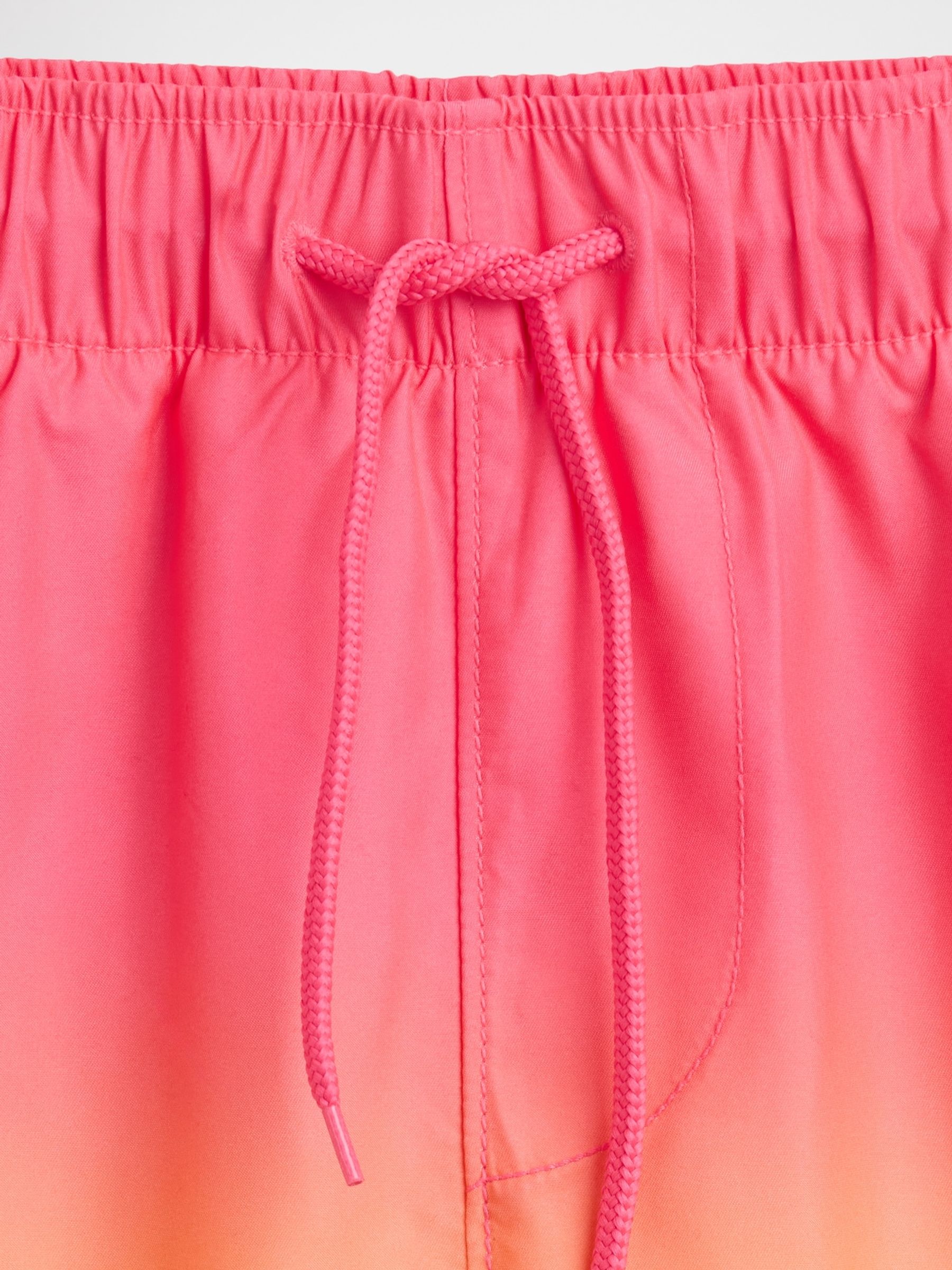 Red 5 inch Recycled Swim Trunk (4-13yrs) - Image 3 of 3