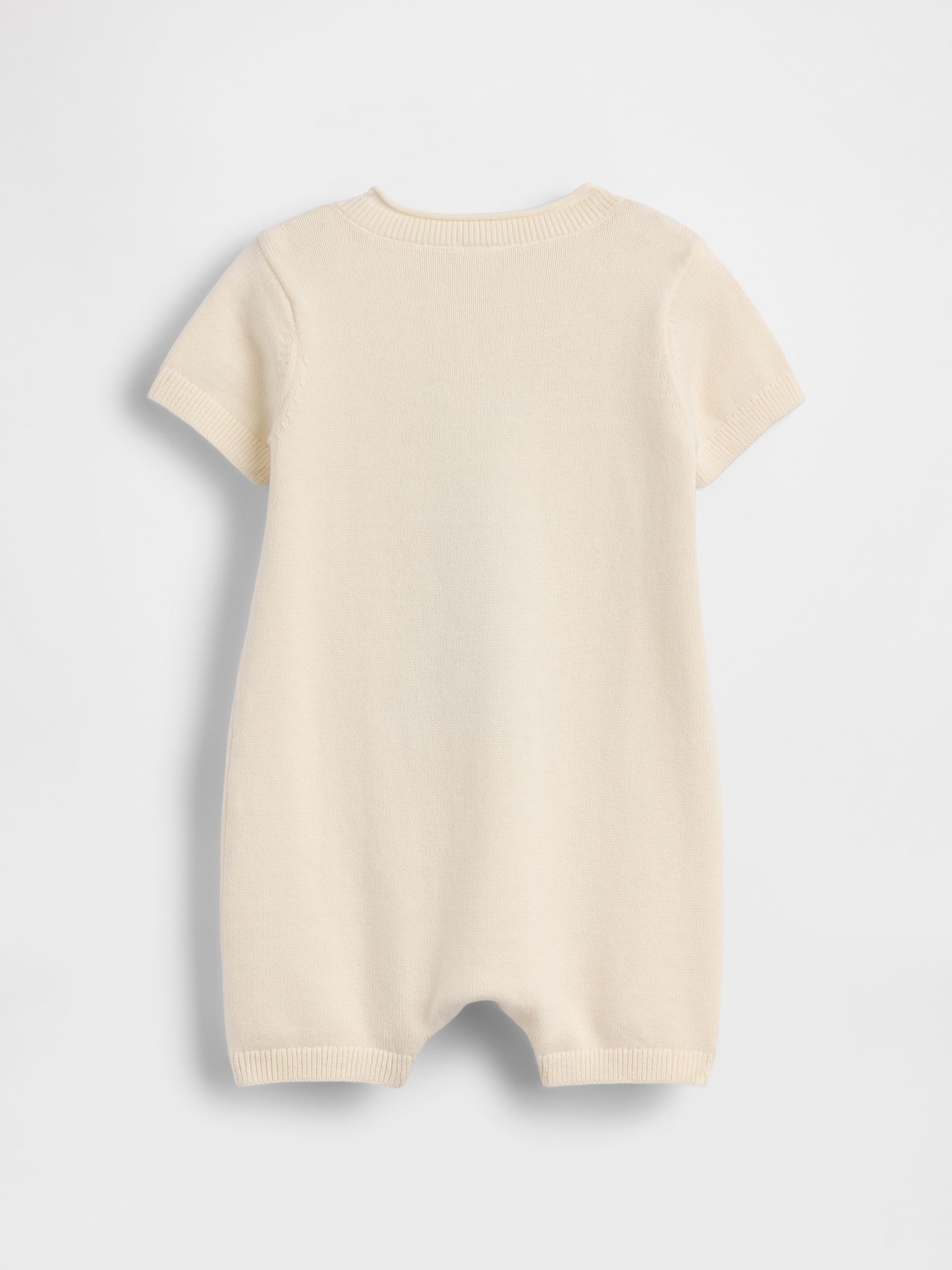 Cream Bunny Knitted Shorts (Newborn-24mths) - Image 2 of 3