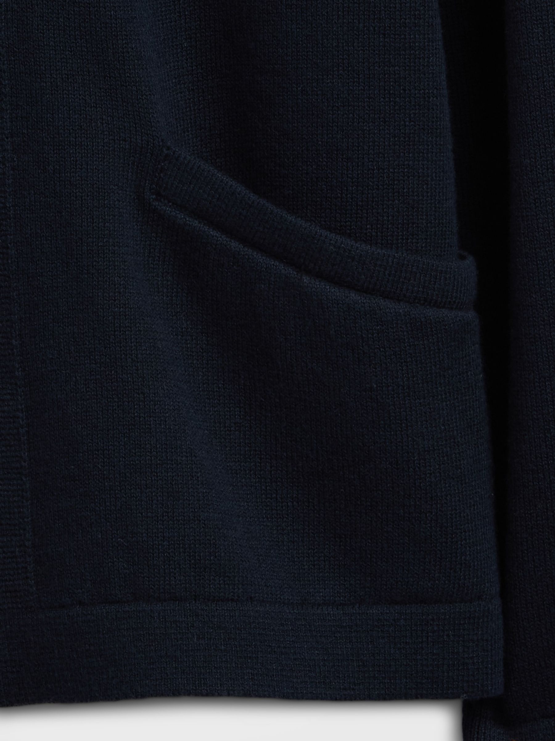 Navy Blue Relaxed Cardigan - Image 4 of 4
