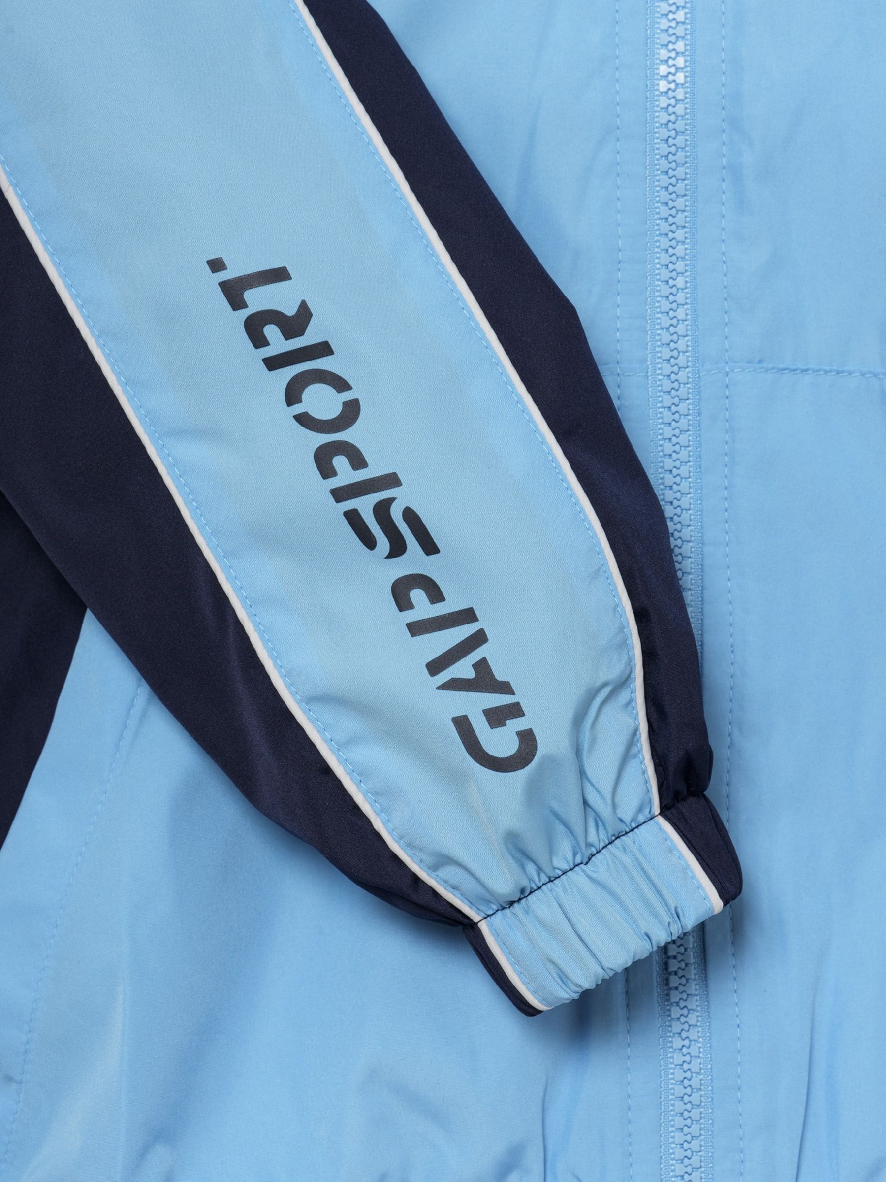 Blue Relaxed Colourblock Windbreaker - Image 2 of 3