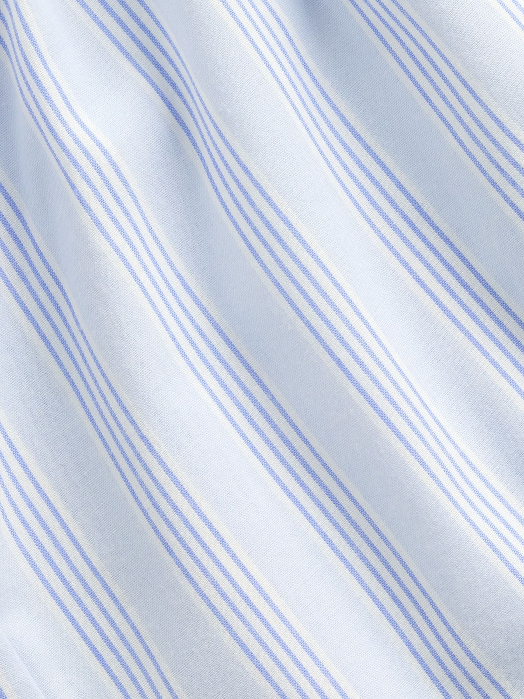 Blue stripe Poplin pyjama Boxer Shorts - Image 2 of 2