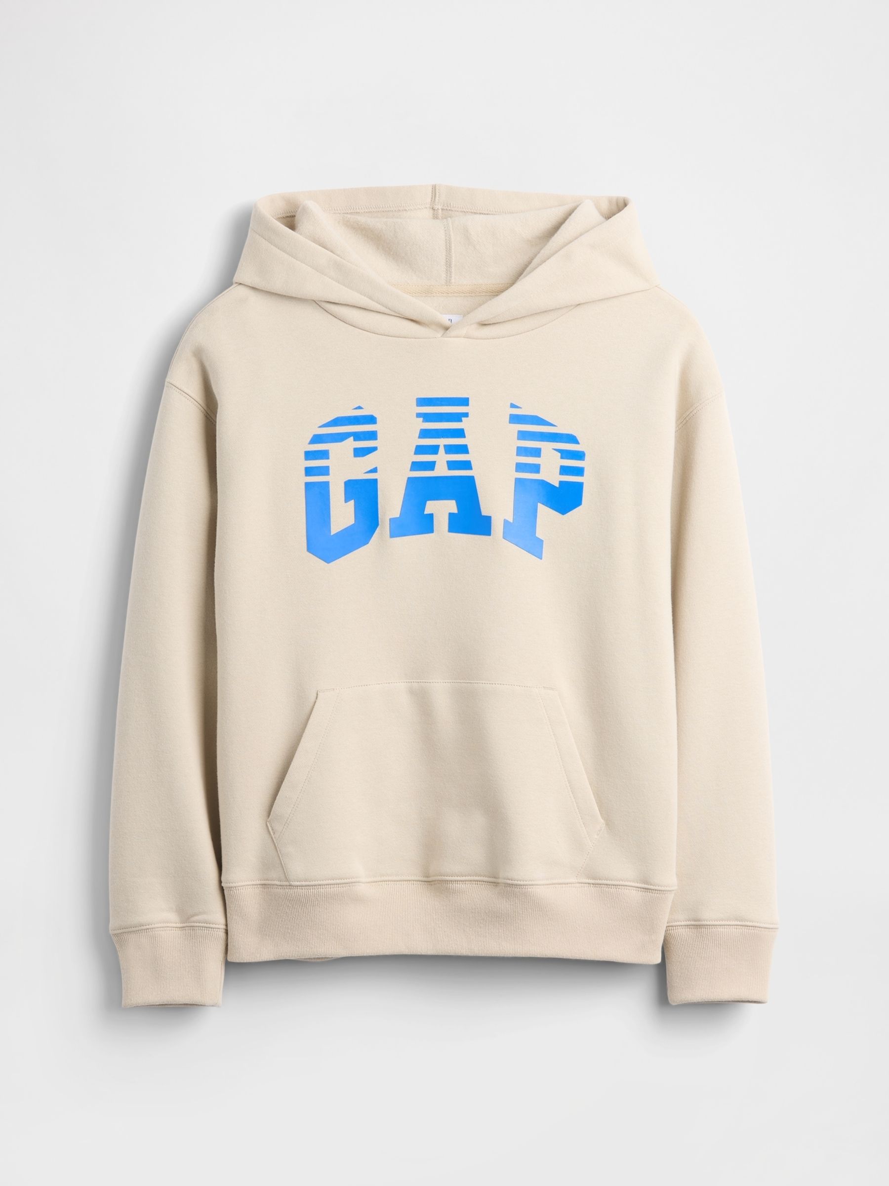 Cream Relaxed Gap Logo Hoodie - Image 1 of 3