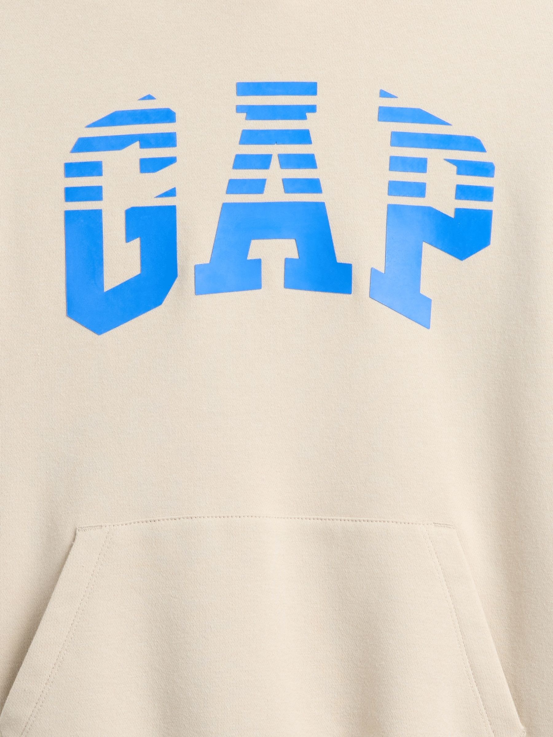 Cream Relaxed Gap Logo Hoodie - Image 3 of 3