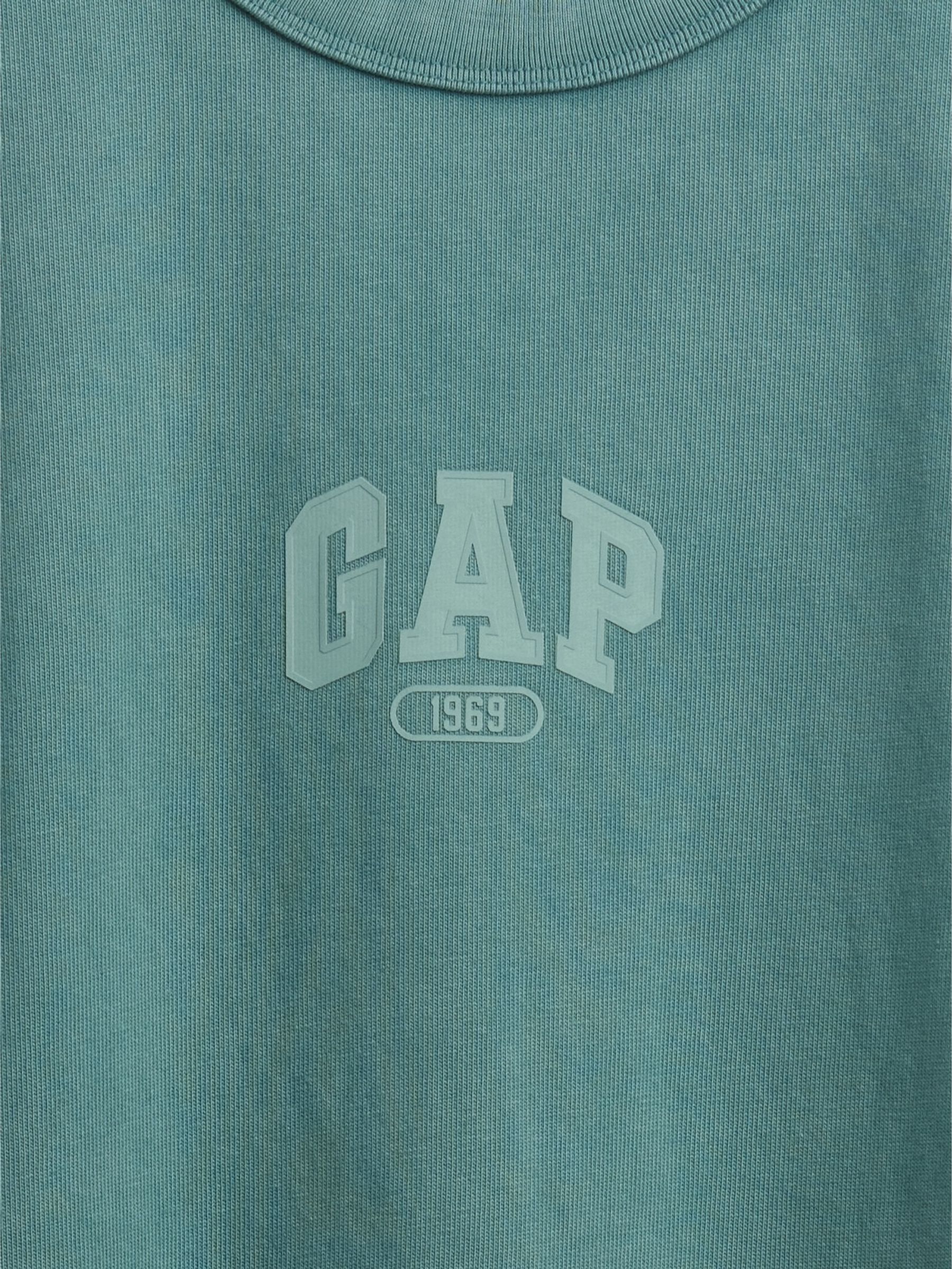 Green Heavyweight Relaxed 1969 Logo Boxy T-Shirt - Image 4 of 4