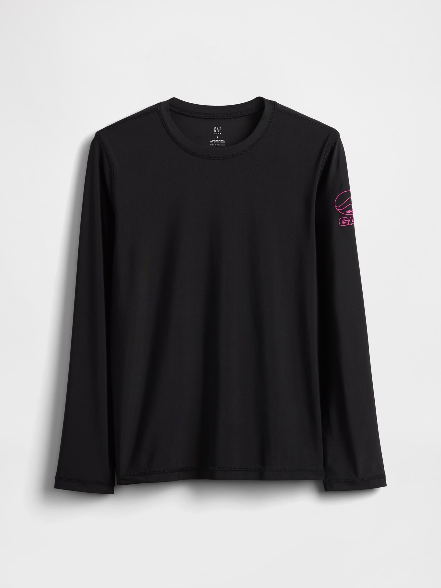 Black Logo Swim Top (4-13yrs) - Image 1 of 3