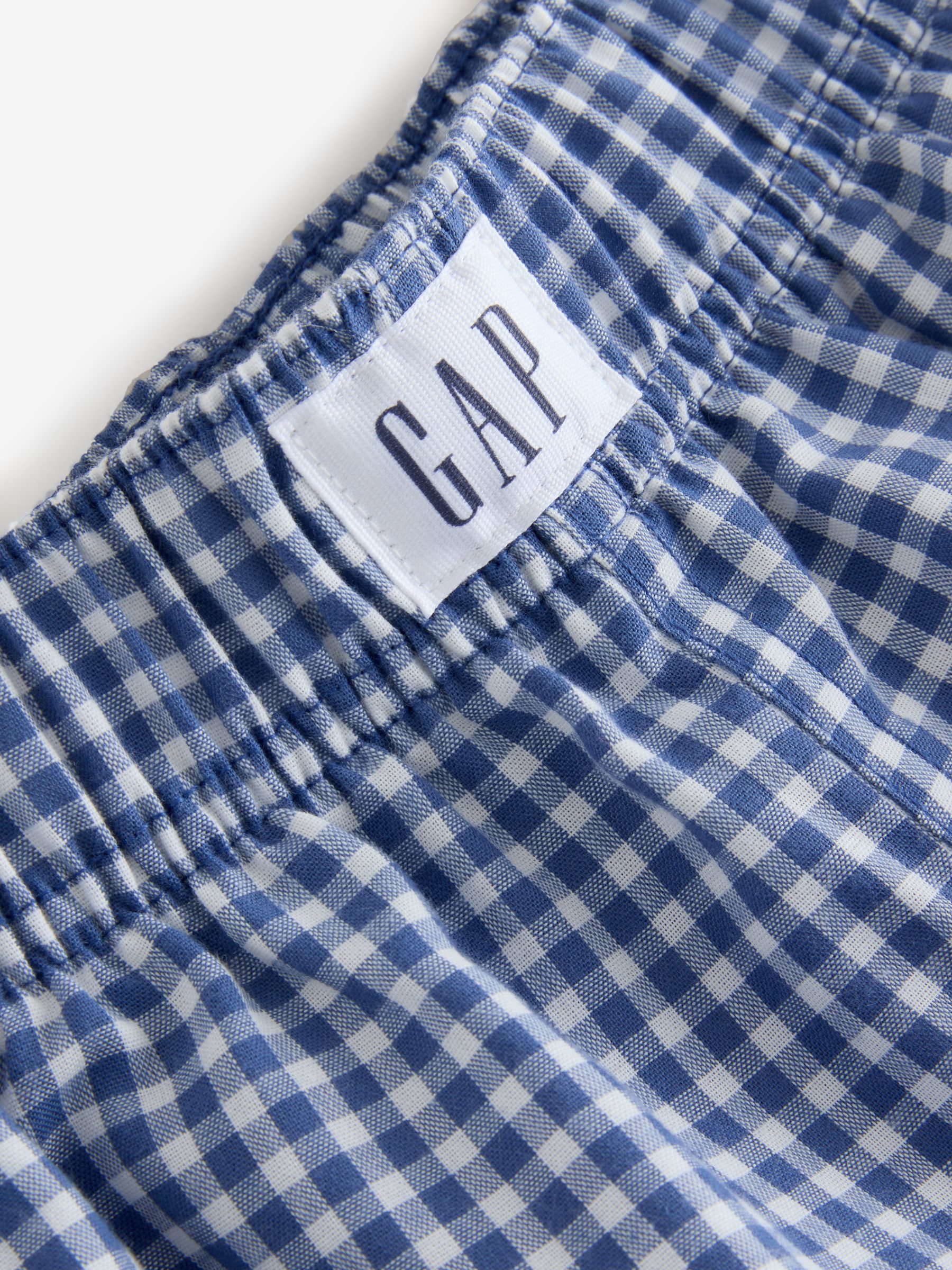 Blue Boxer Pyjama Shorts - Image 4 of 6