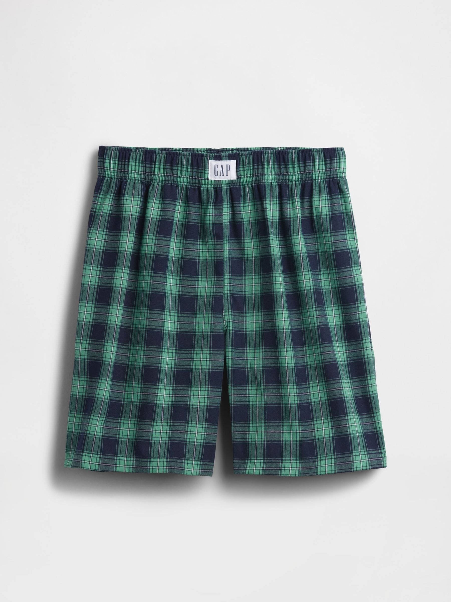 Green Check Boxer Pyjamas Short (6-13yrs) - Image 1 of 3