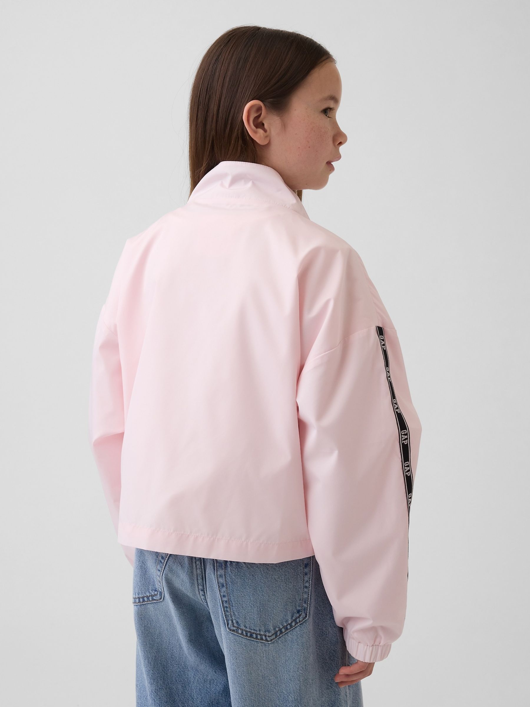 Pink Relaxed Windbreaker Jacket - Image 2 of 5