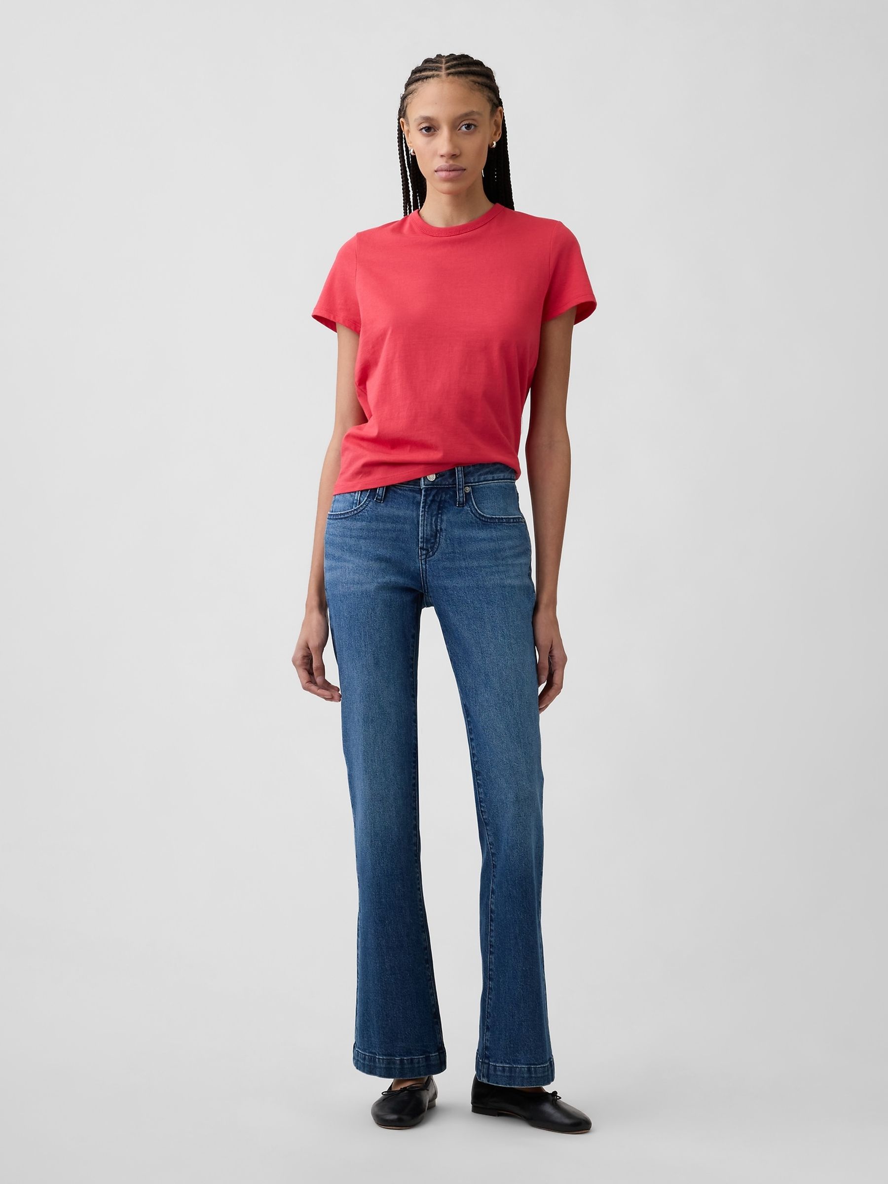 Red Favourite Crew Neck T-Shirt - Image 3 of 5