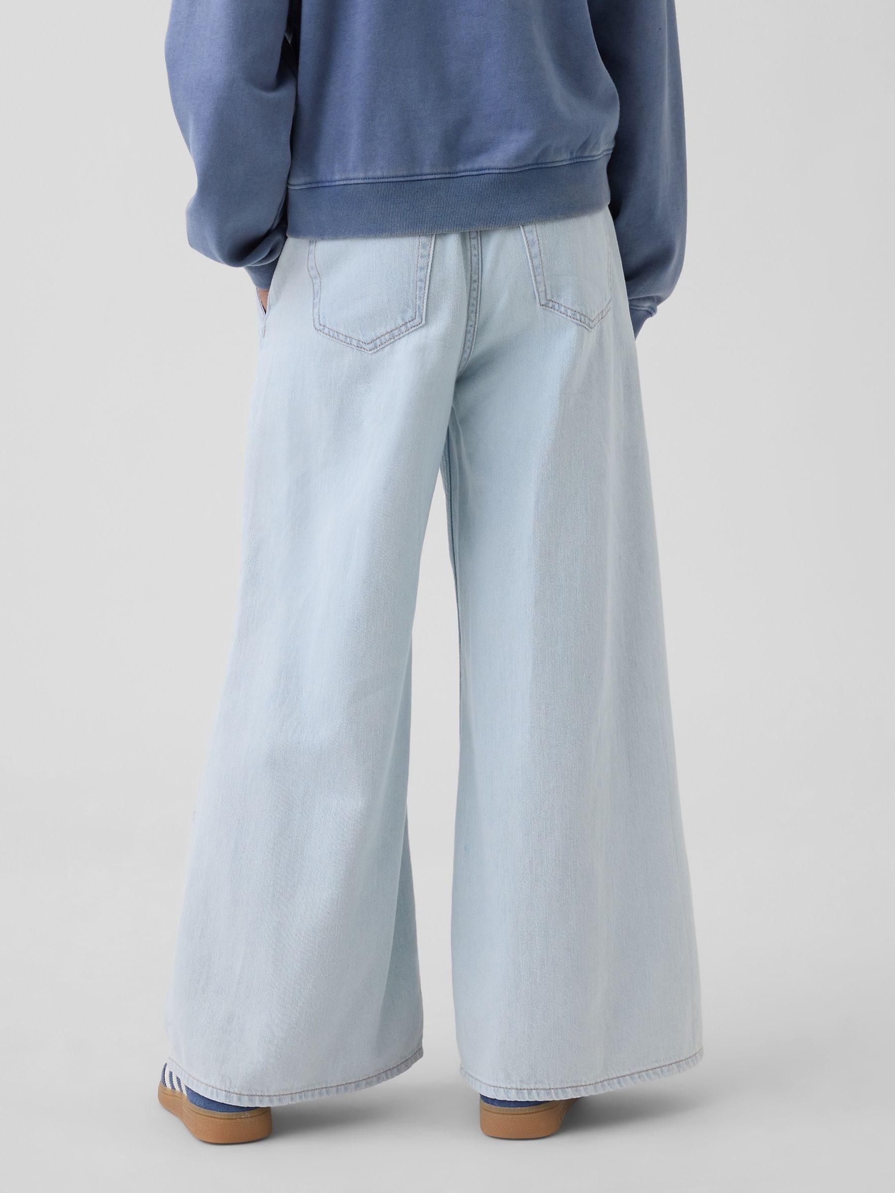 Light Wash Low Rise Baggy Jeans - Image 2 of 5