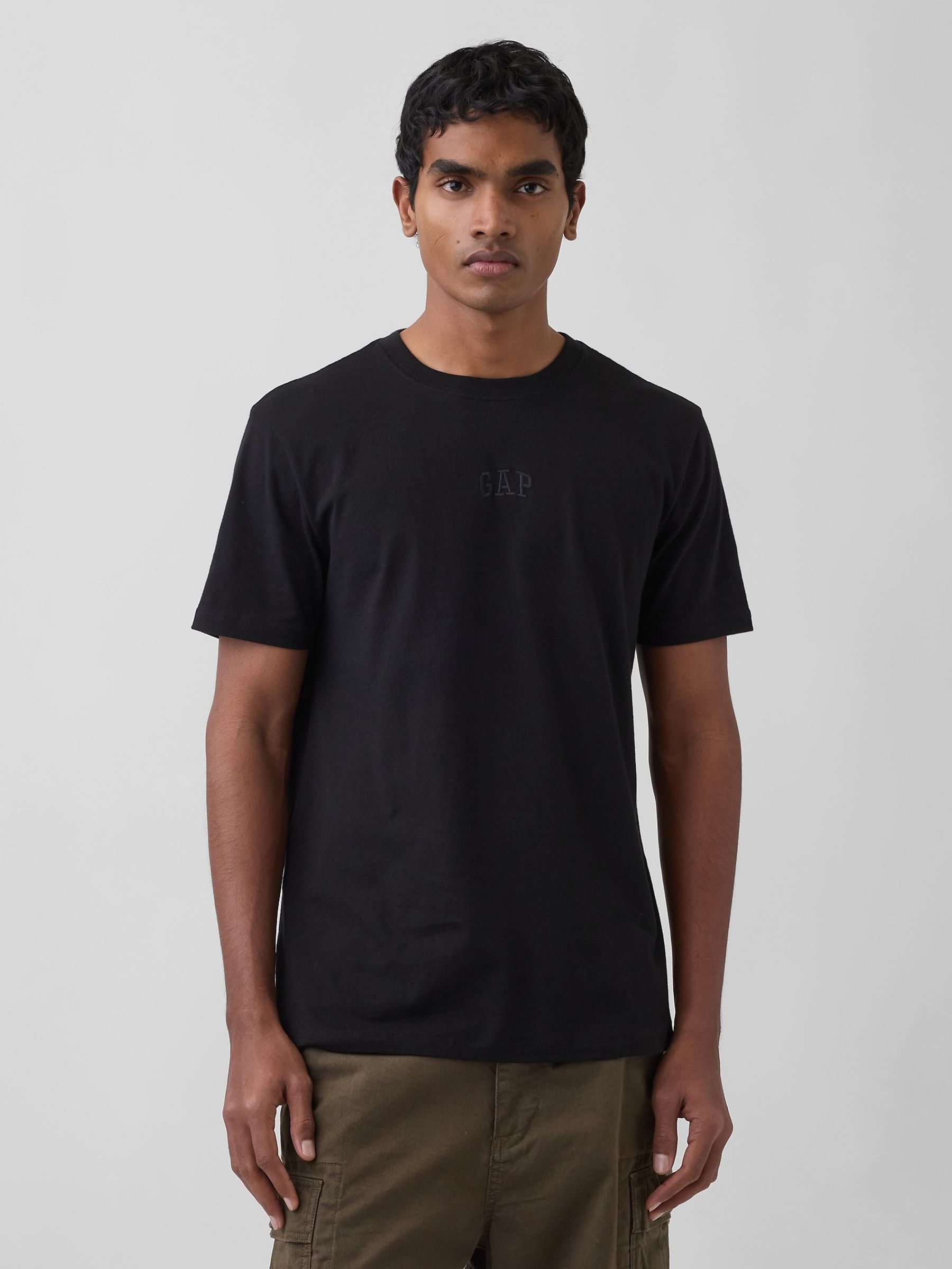 Black Everyday Soft Mini Logo T-Shirt - Image 1 of 4