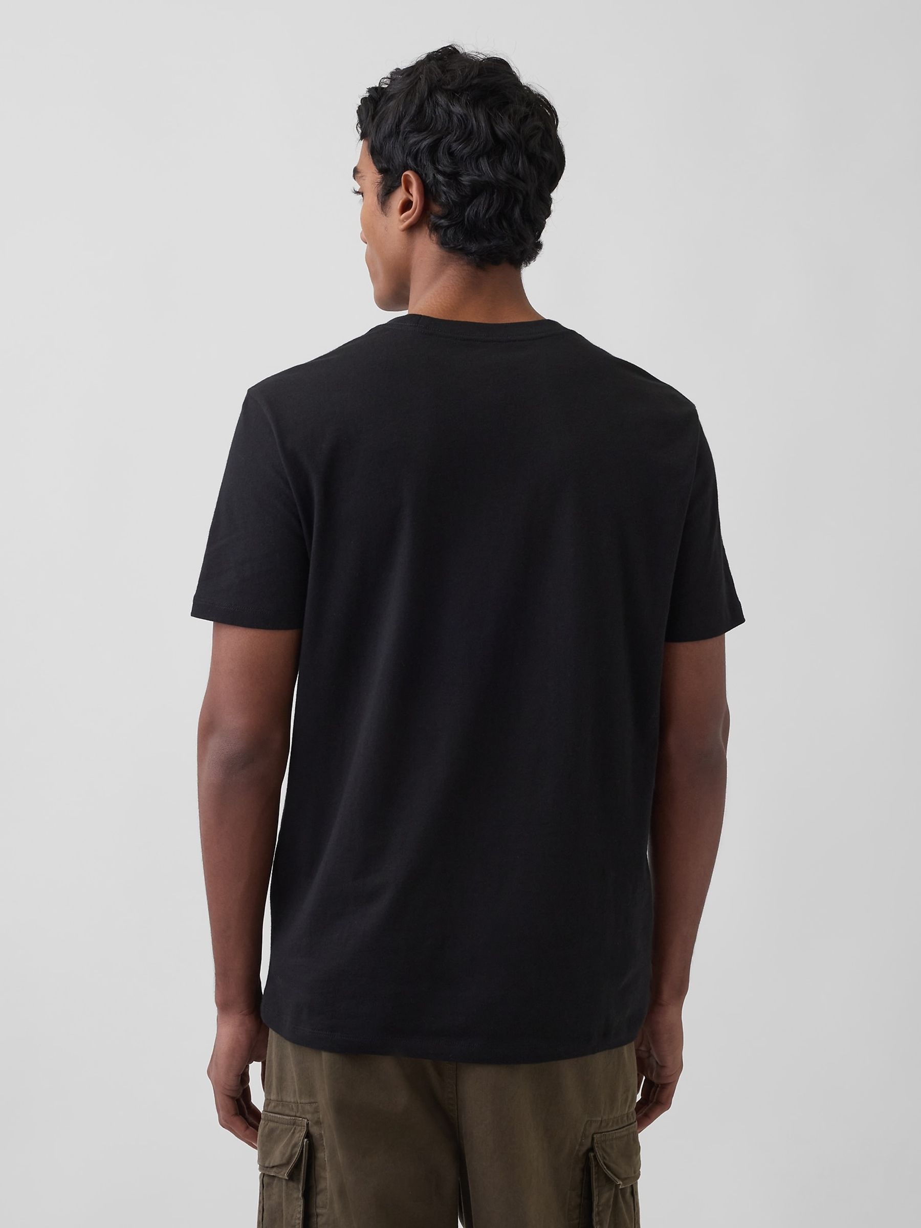 Black Everyday Soft Mini Logo T-Shirt - Image 2 of 4