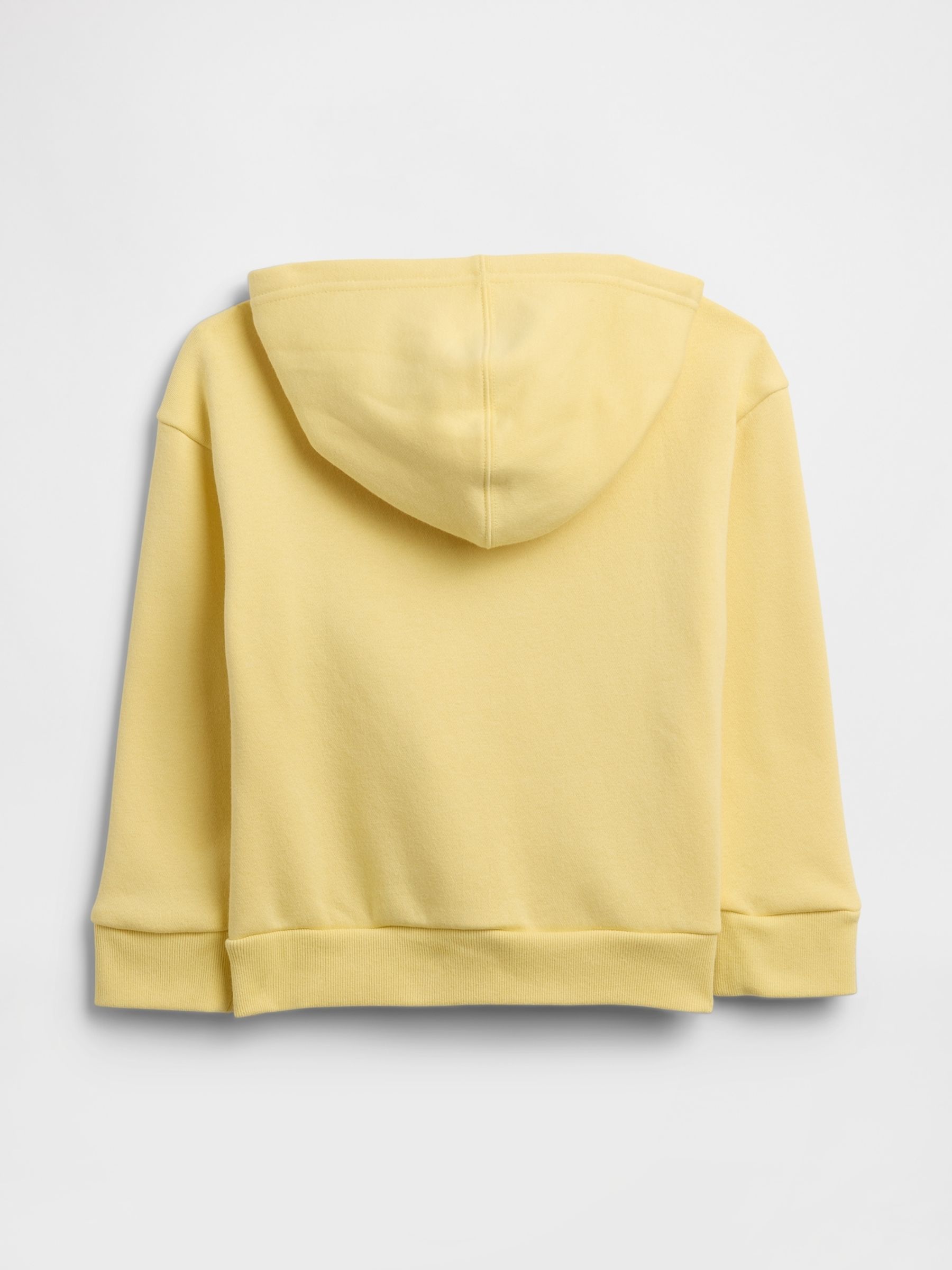 Yellow Relaxed Logo Zip Hoodie - Image 6 of 7