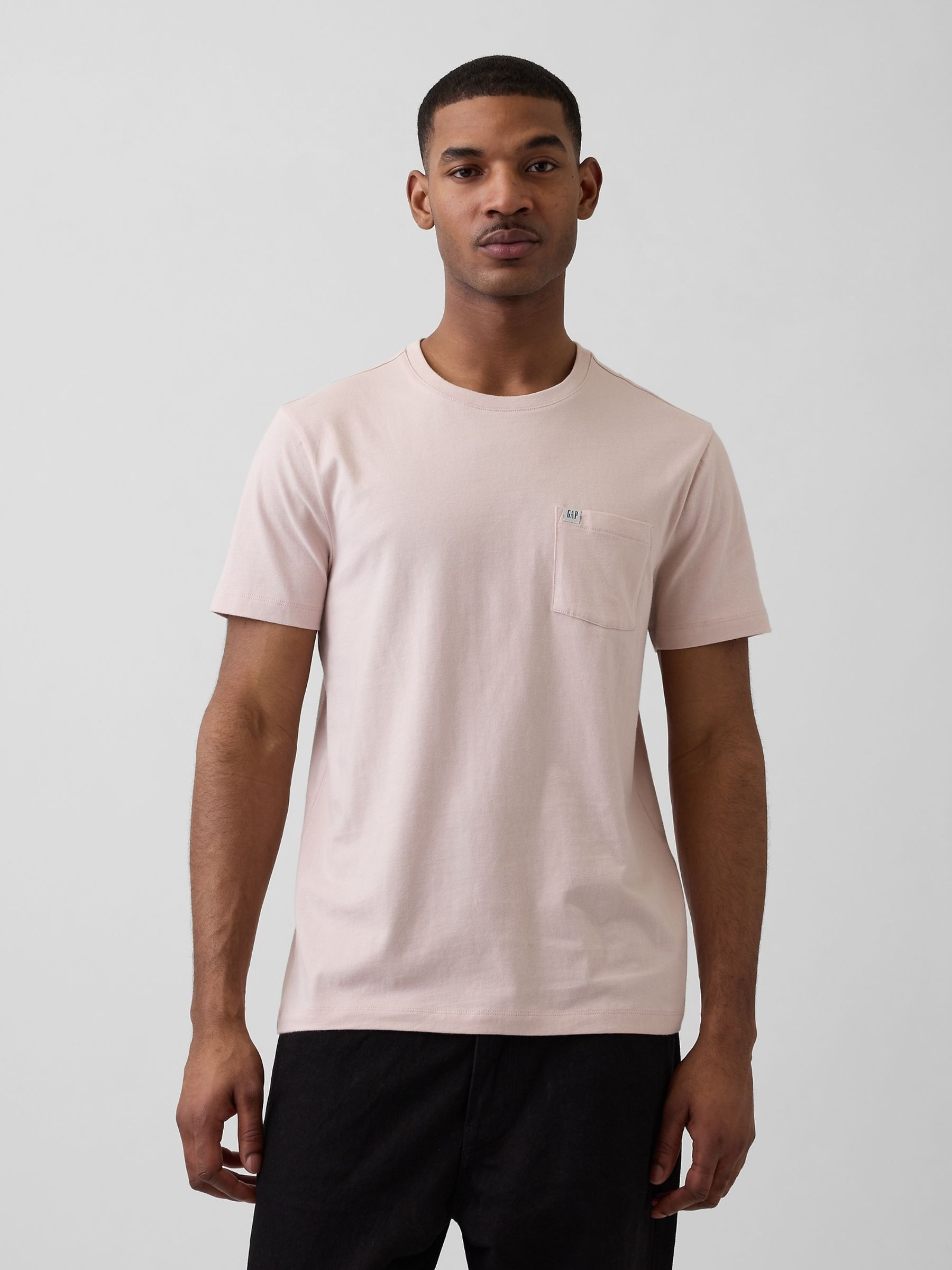 Pink Logo Pocket T-Shirt - Image 1 of 4 Pink Logo Pocket T-Shirt - Image 1 of 4