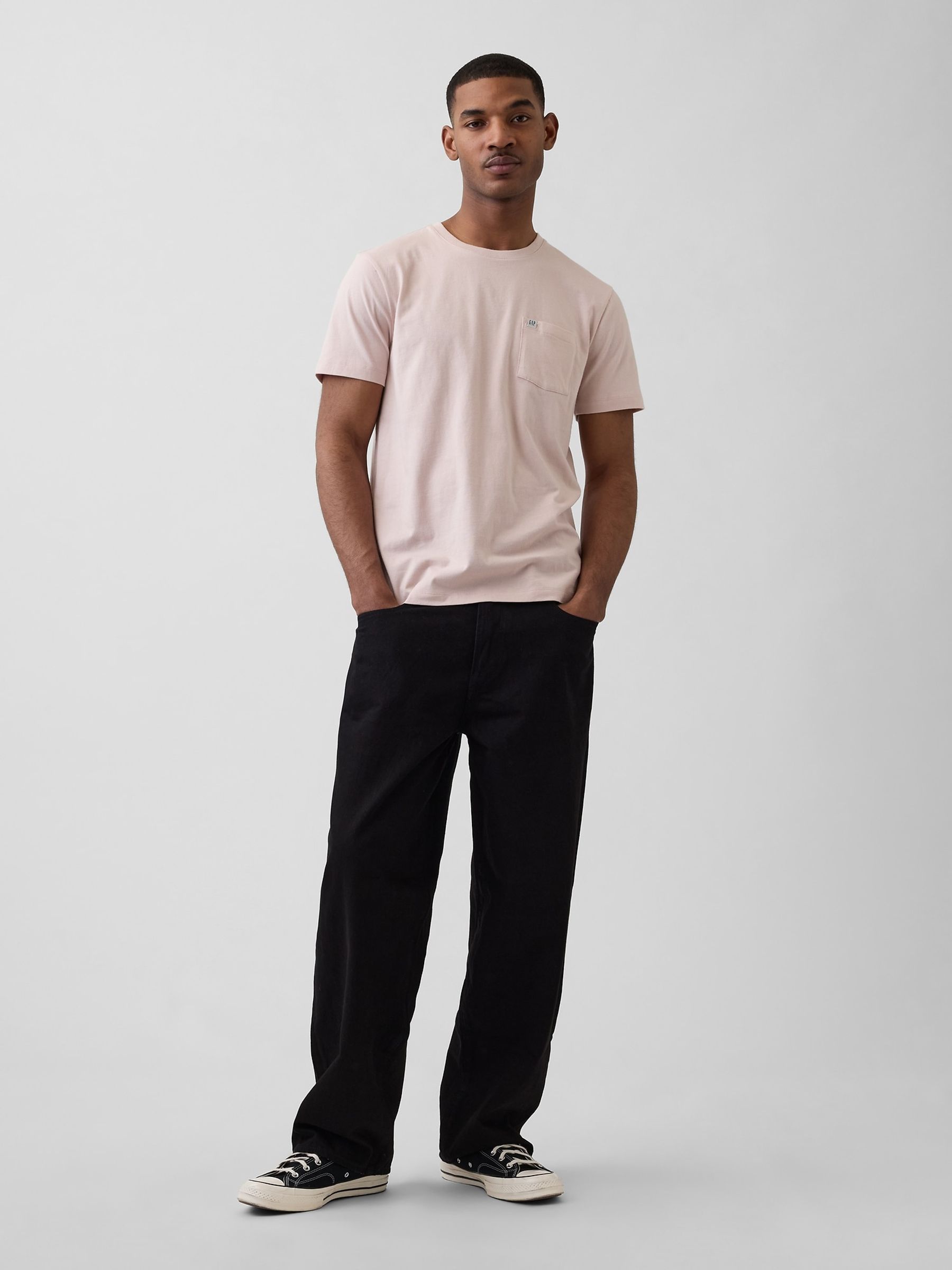 Pink Logo Pocket T-Shirt - Image 3 of 4