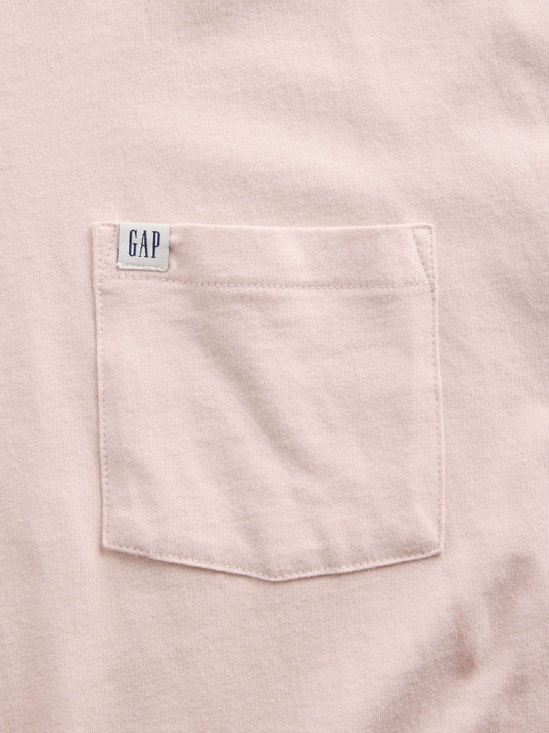 Pink Logo Pocket T-Shirt - Image 4 of 4