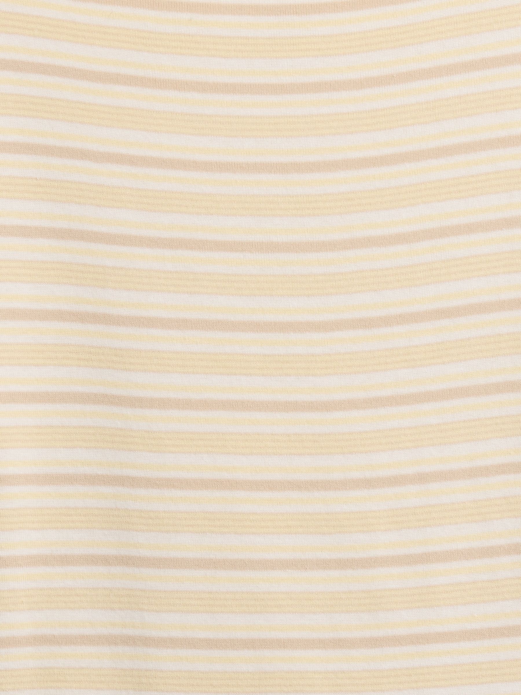 Yellow Stripe Cap-Sleeve Fitted T-Shirt - Image 4 of 4