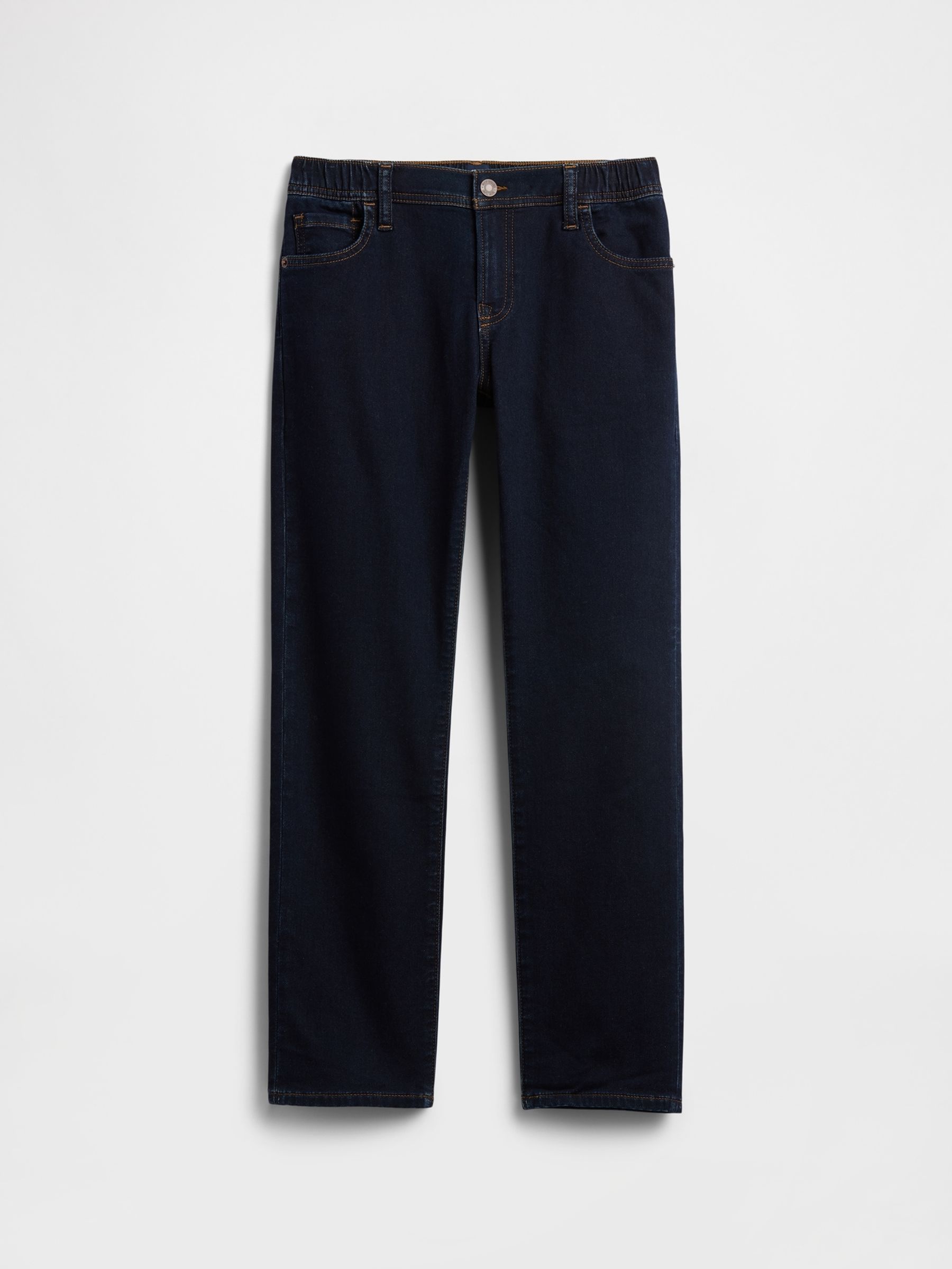 Dark Indigo Blue Slim Pull-On Jeans (5-13yrs) - Image 1 of 3