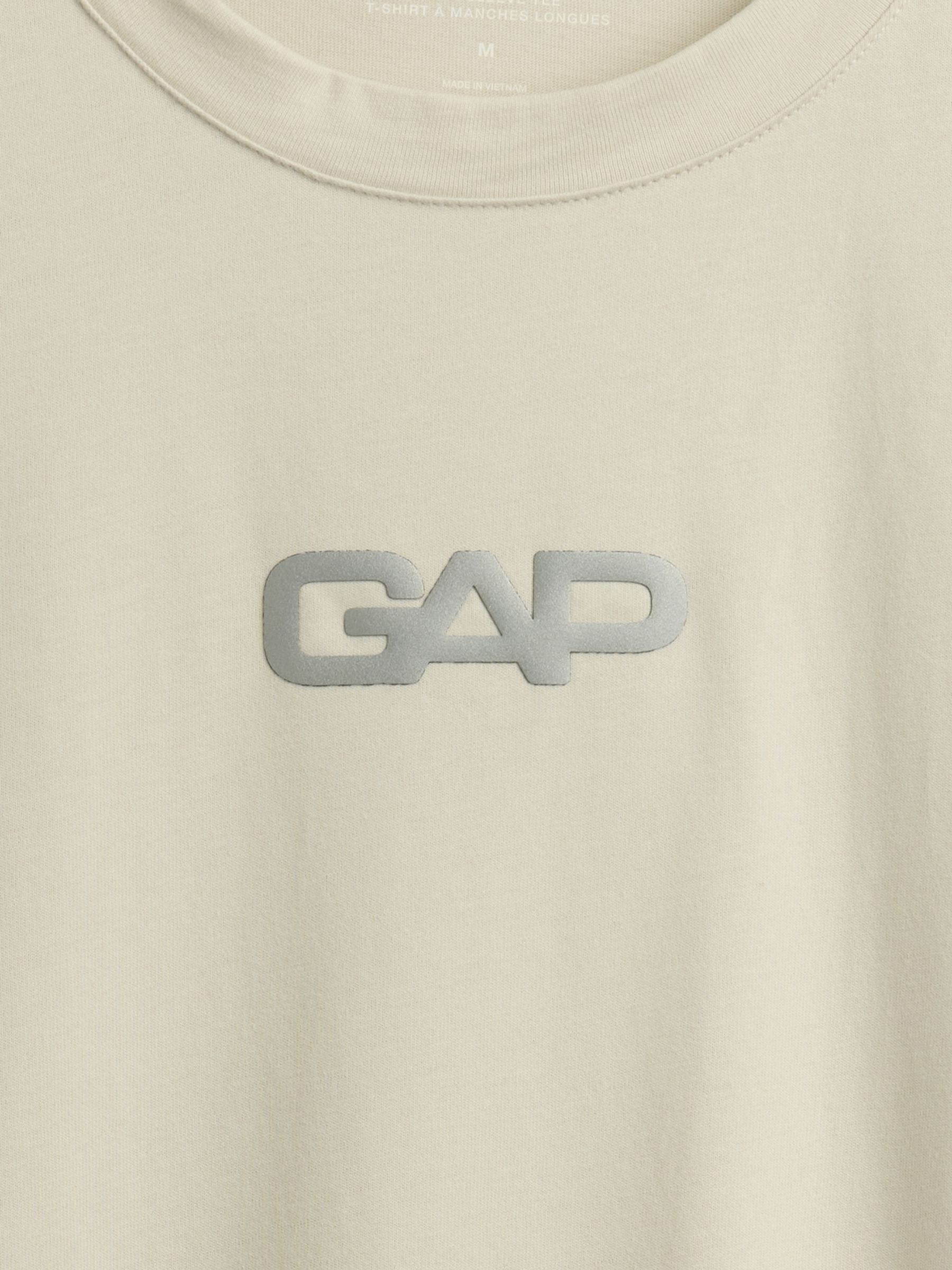 Yellow Relaxed Logo Boxy Long Sleeve T-Shirt - Image 4 of 5