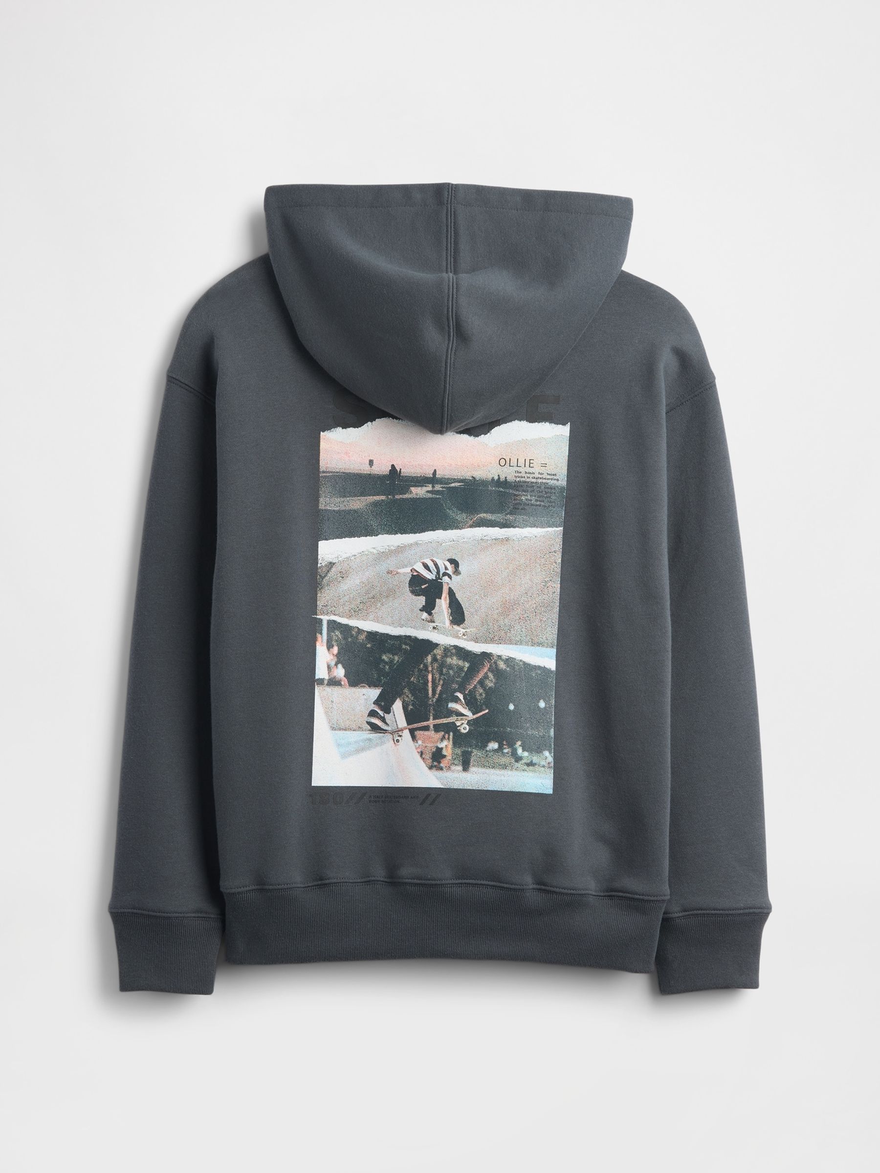 Grey Relaxed Gap Logo Hoodie - Image 2 of 3