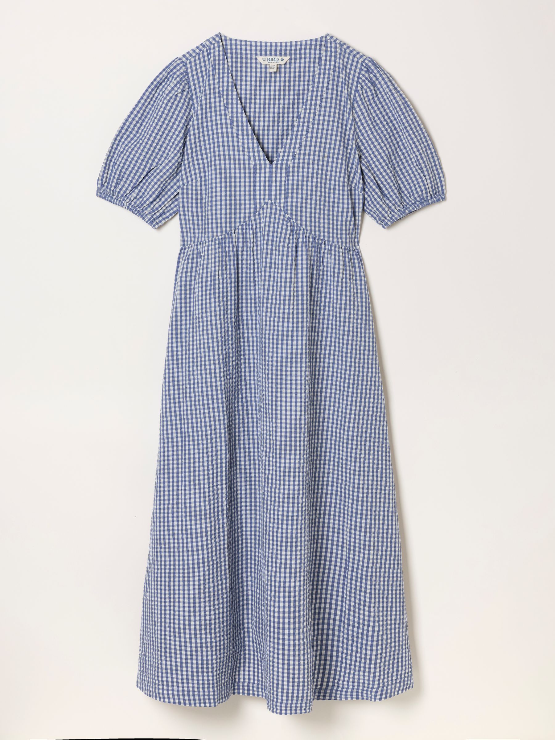 Remi Ivory Regular Midi Dress | FatFace USA Remi Ivory Regular Midi Dress | FatFace USA