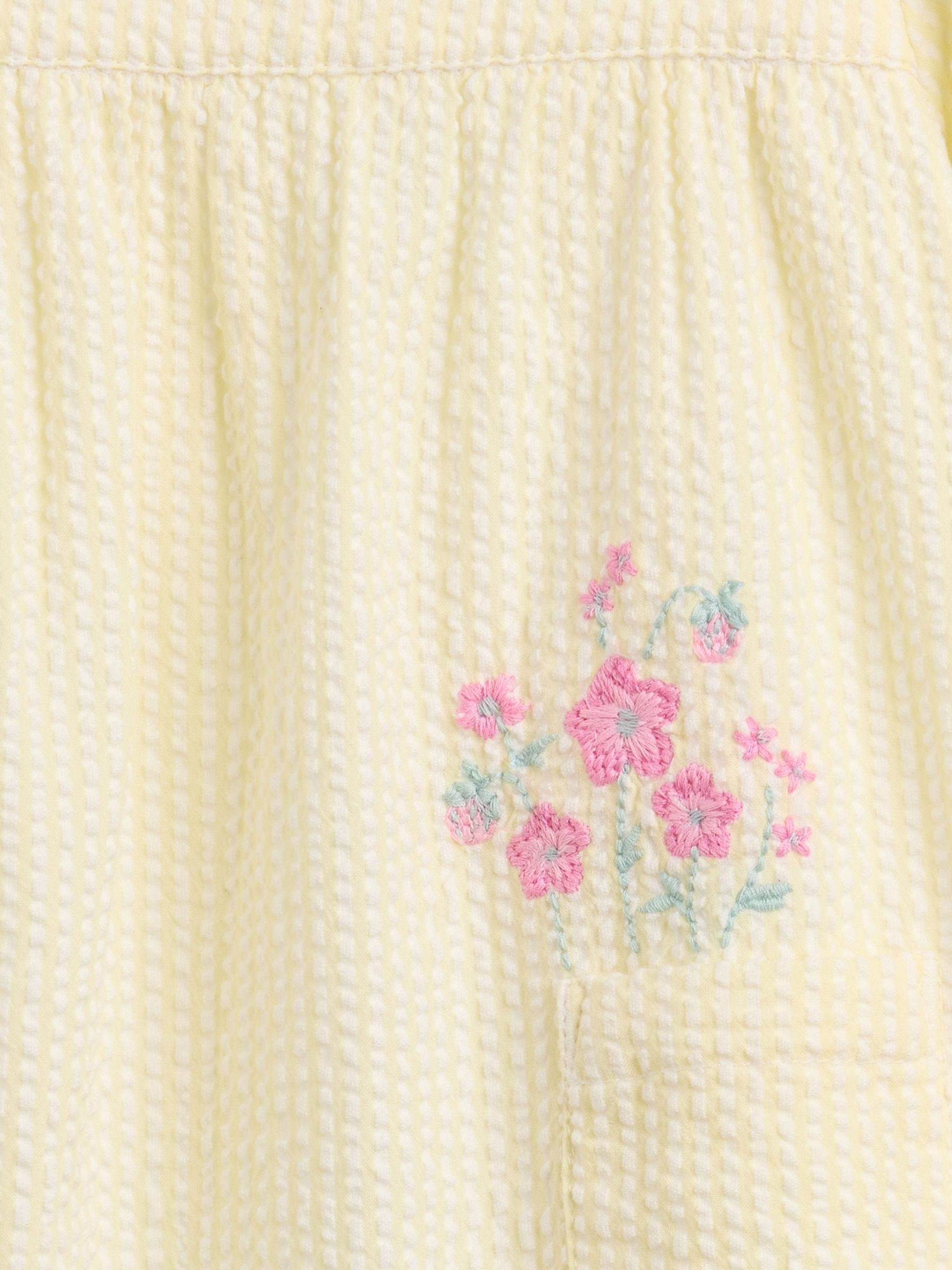 Yellow Seersucker Outfit Set - Image 3 of 3