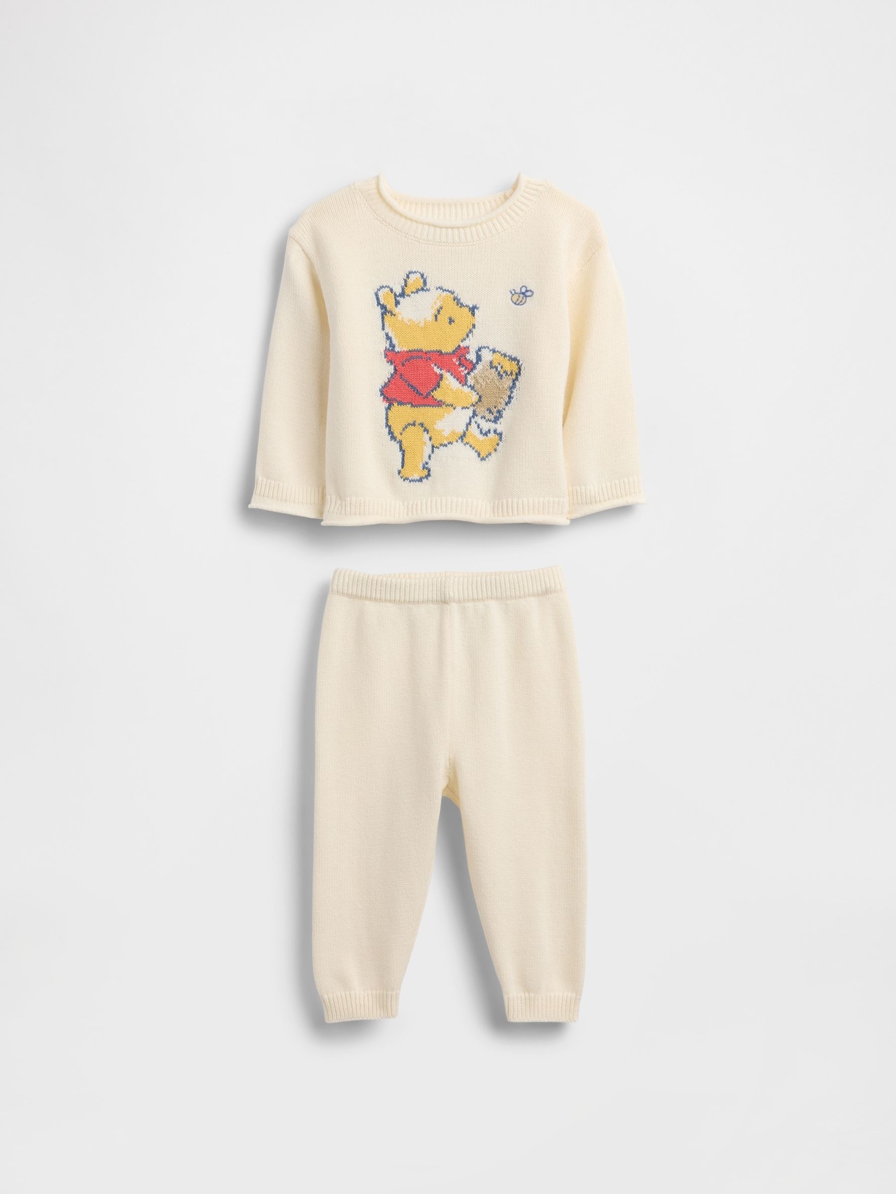Yellow Winnie The Pooh Jumper Set - Image 1 of 3