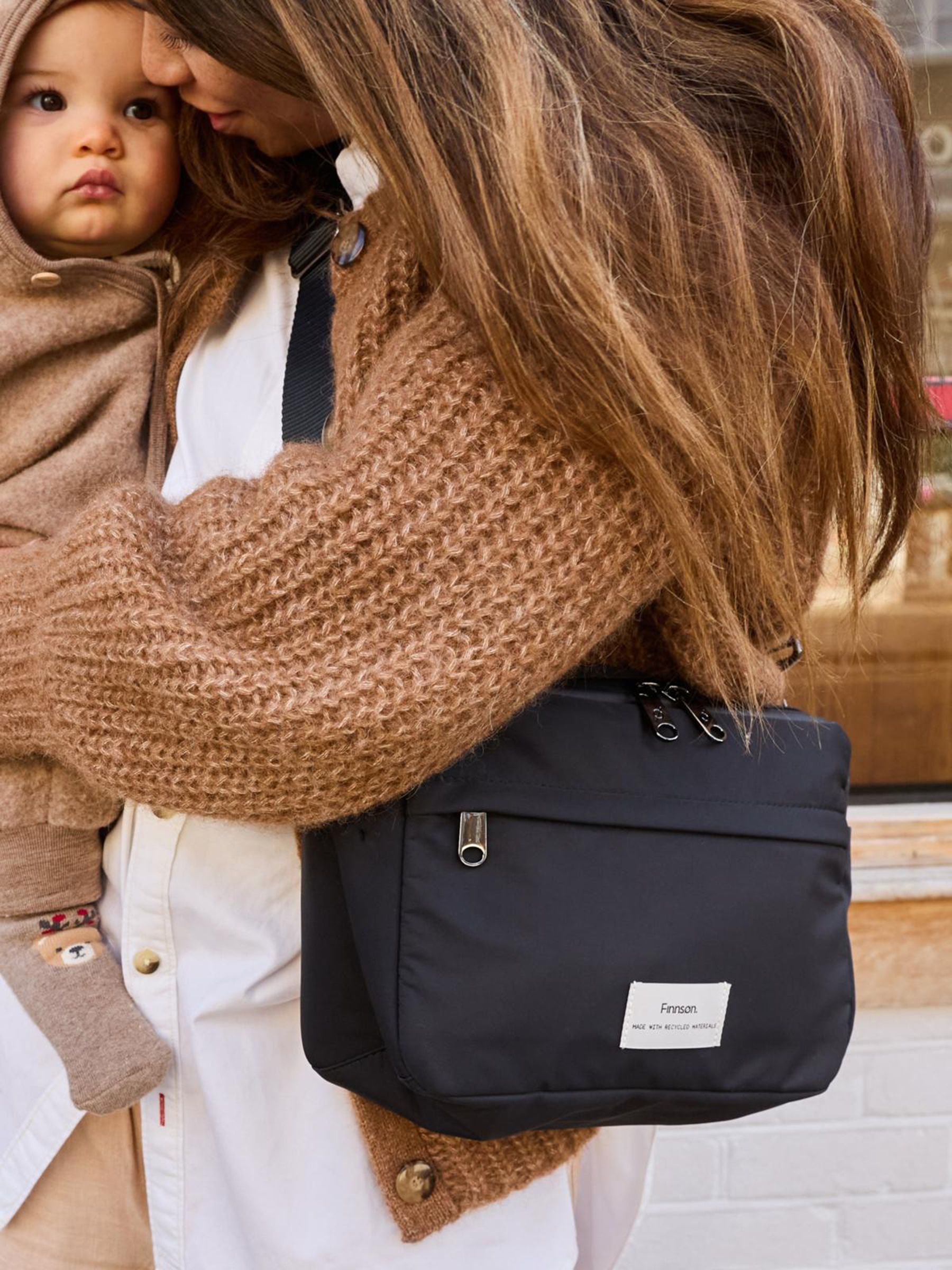 Finnson Black Frida Stroller Organiser With Stroller Clips - Image 1 of 6