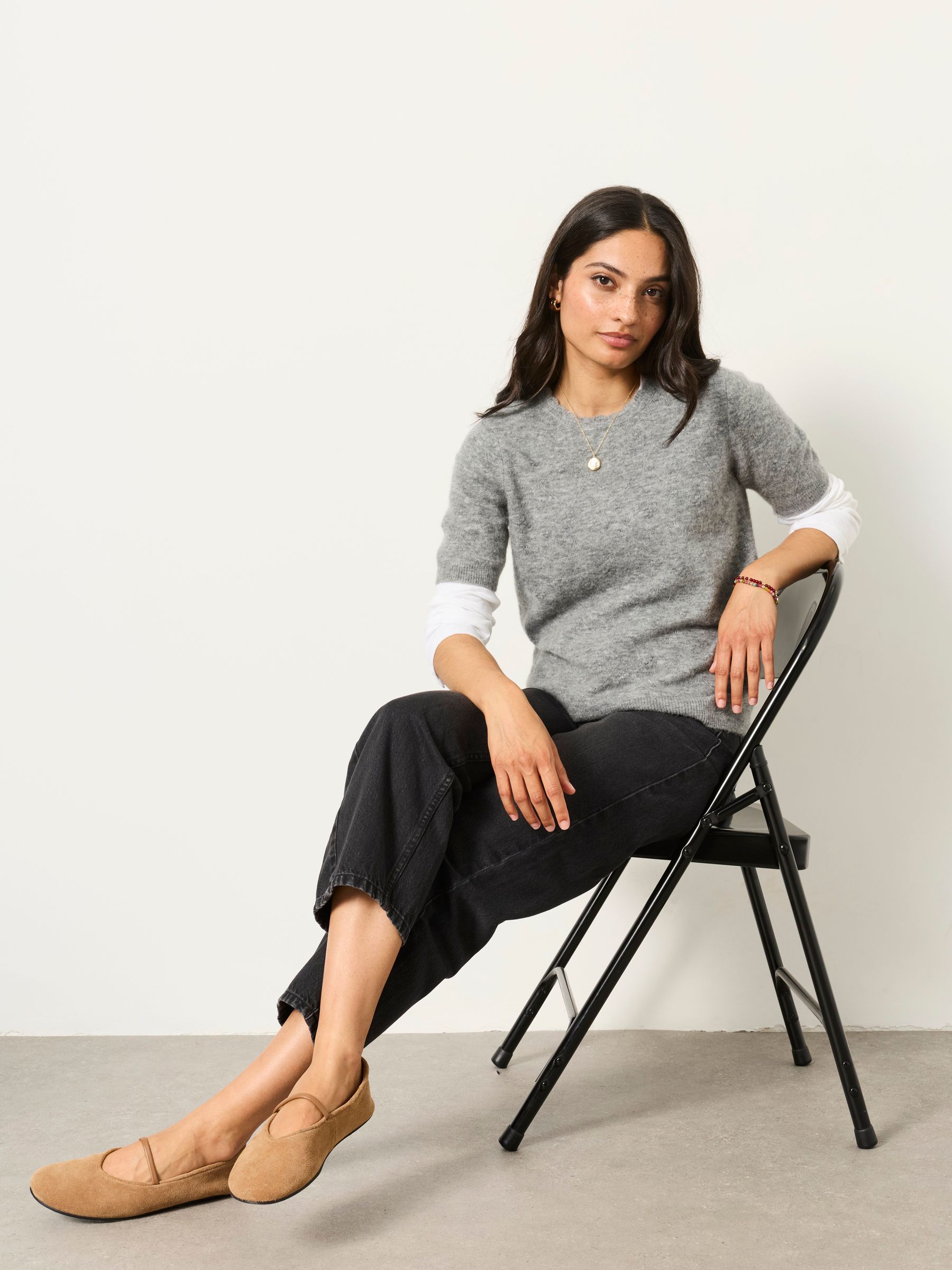 Grey Halle Knitted Top - Image 5 of 6