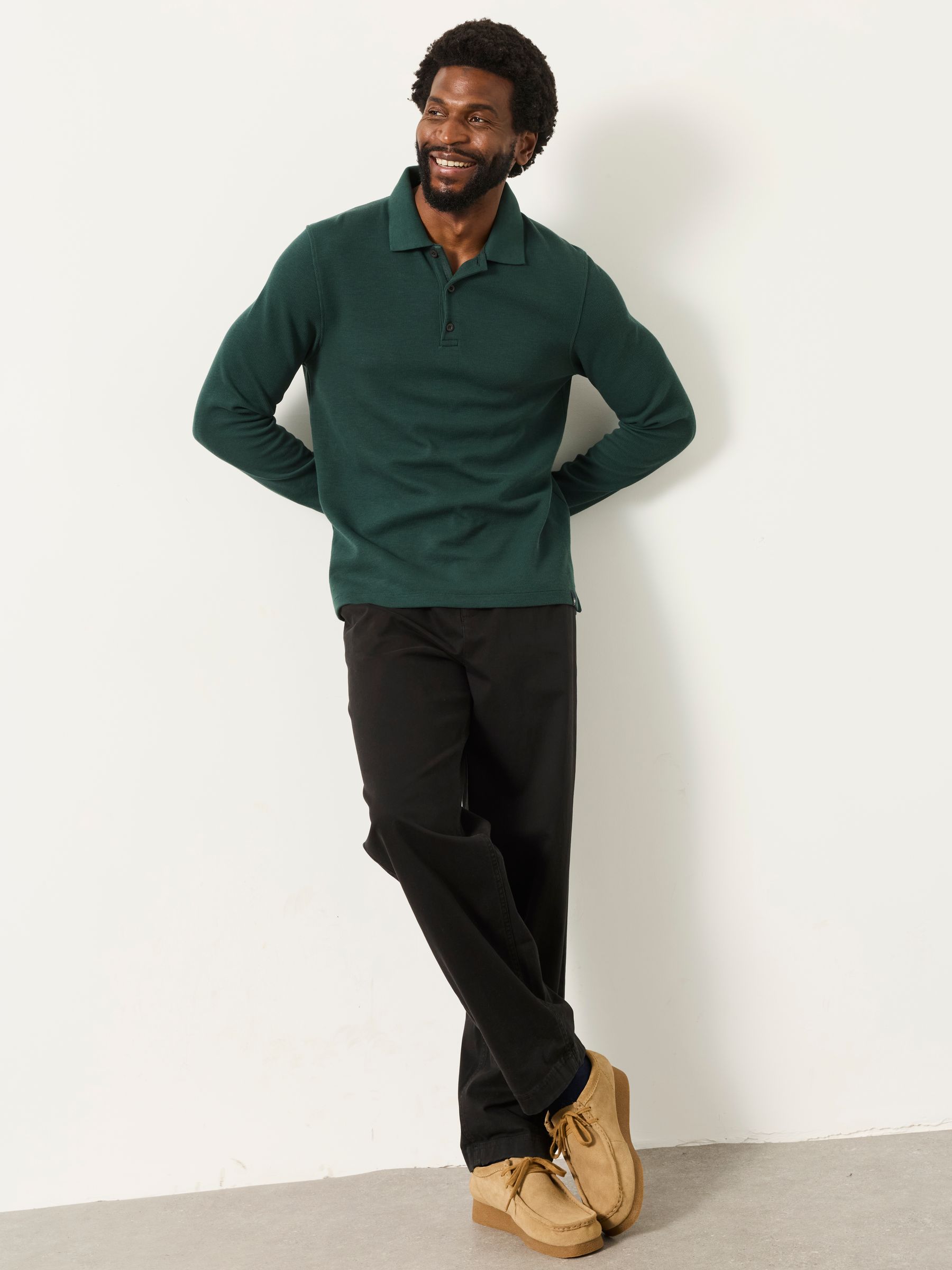 Black Perth Pleat Front Chinos - Image 5 of 6