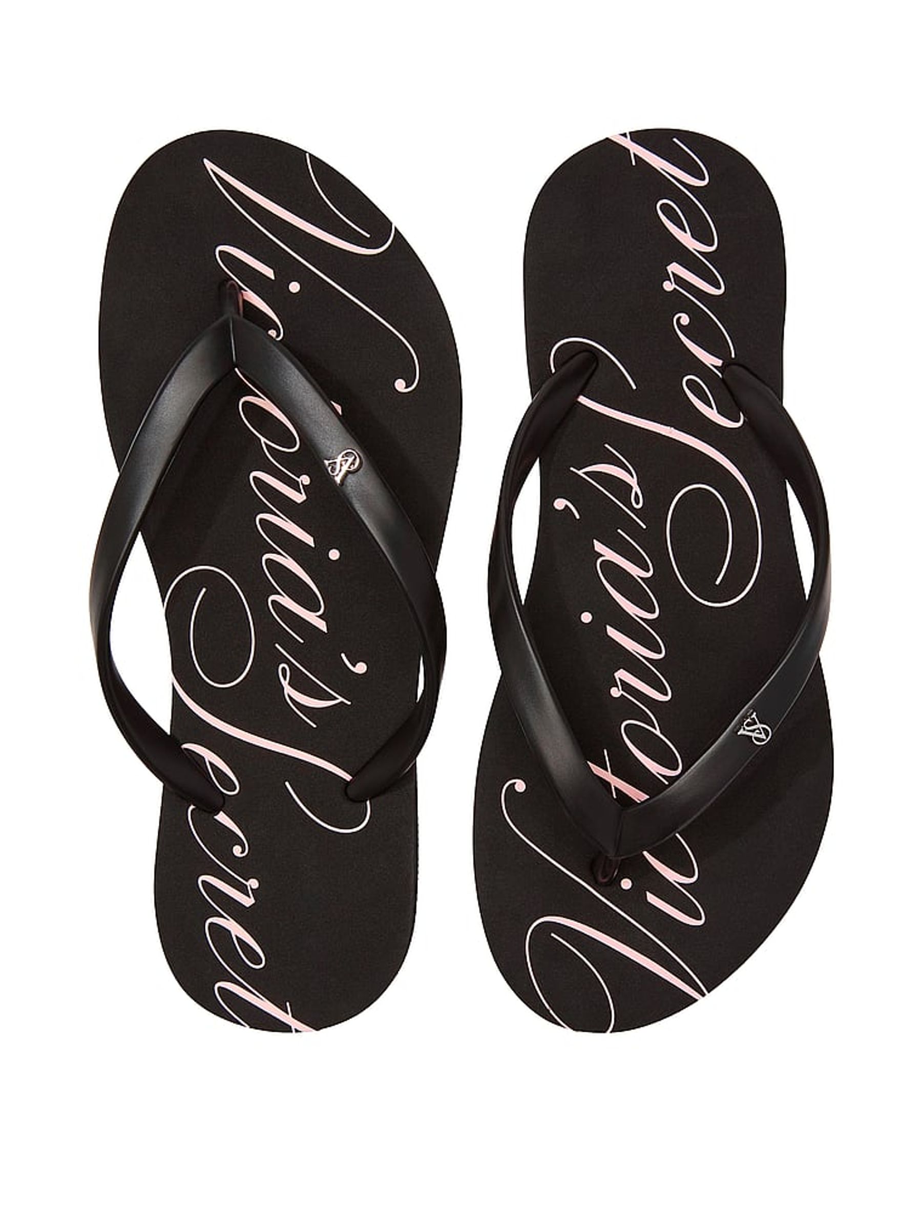 Black Flip Flops - Image 1 of 2