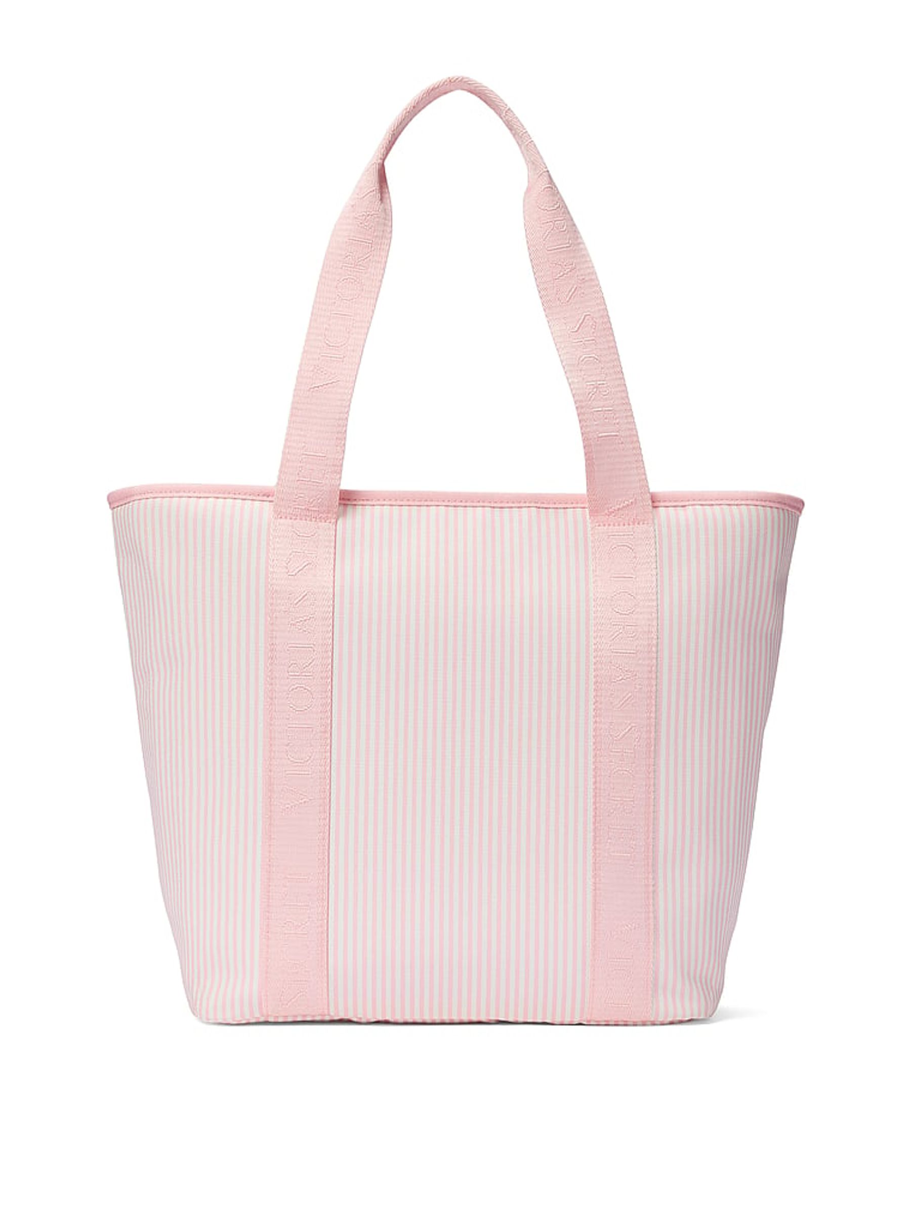 Pink Iconic Stripe Cooler Tote Bag - Image 3 of 6
