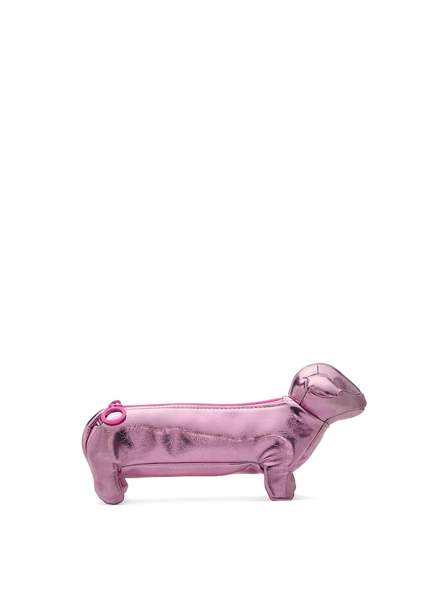 Pink Tulip Metallic Dog Makeup Bag - Image 2 of 3