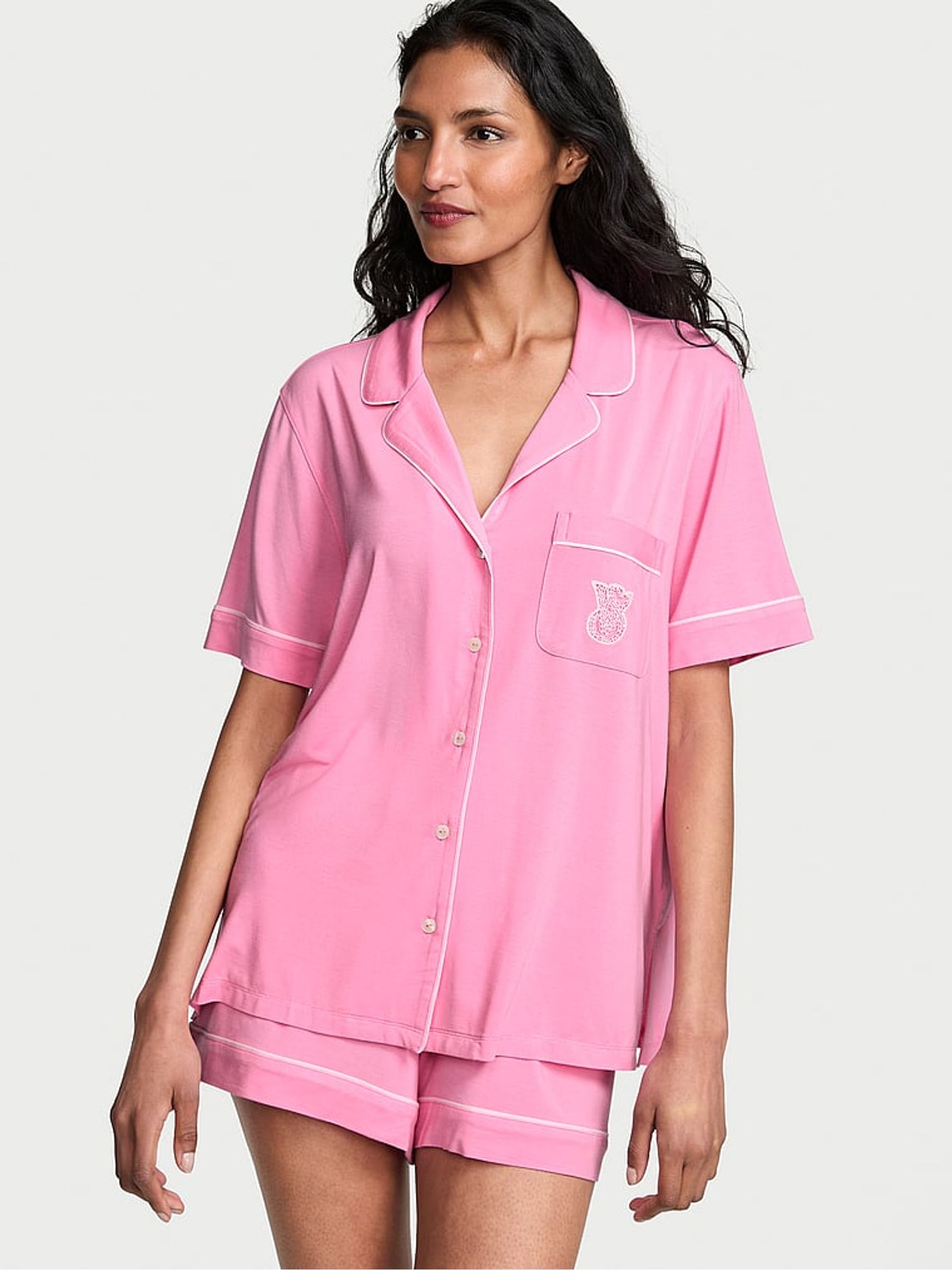 Pink Sugar Modal Short Pyjamas Set - Image 2 of 3