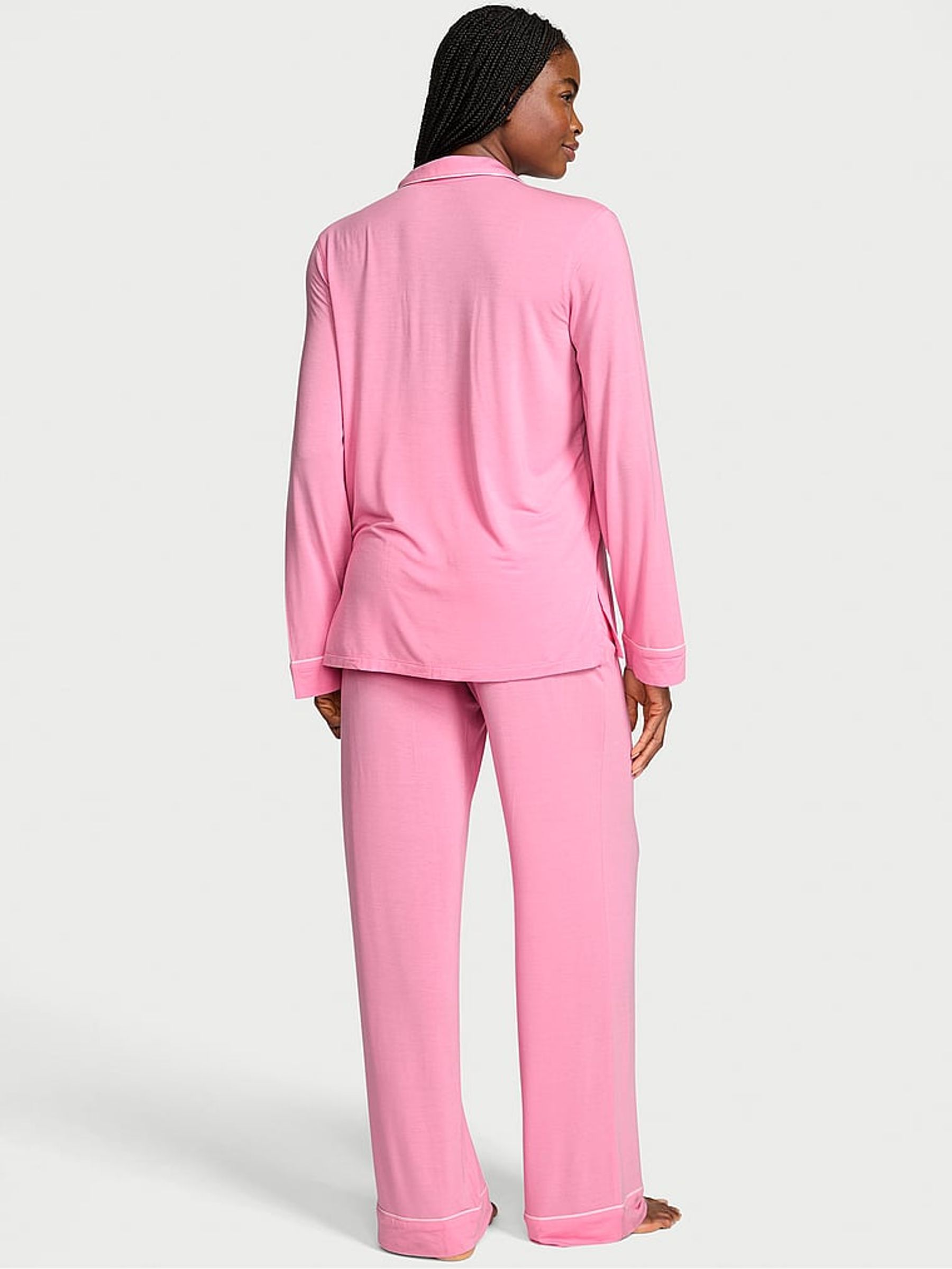 Pink Sugar Modal Long Pyjamas Set - Image 2 of 2