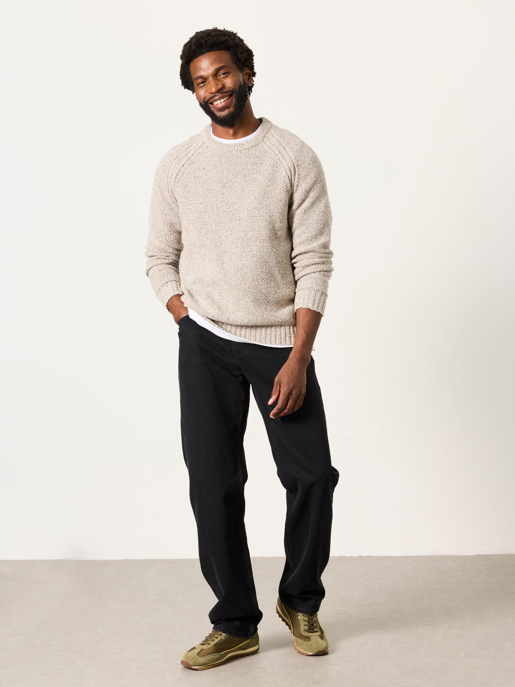 Penton Grey Crew Neck Jumper - Image 4 of 6
