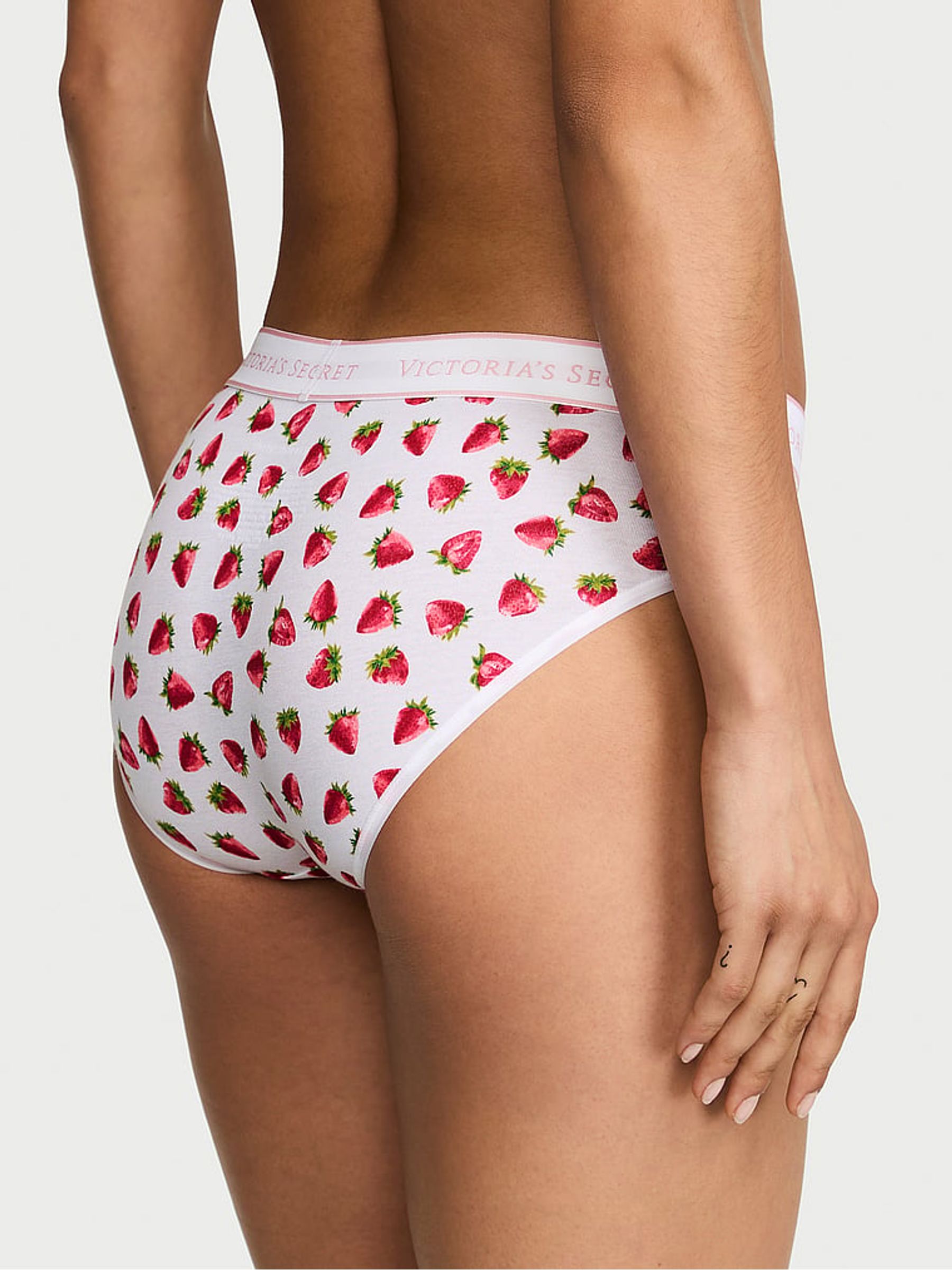 White Strawberries Hipster Logo Knickers - Image 2 of 2