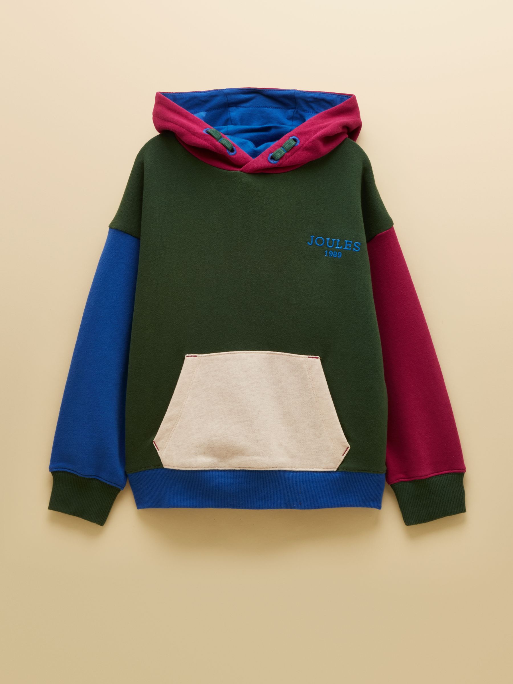 Kids' Parkside Green Colourblock Hoodie - Image 1 of 4
