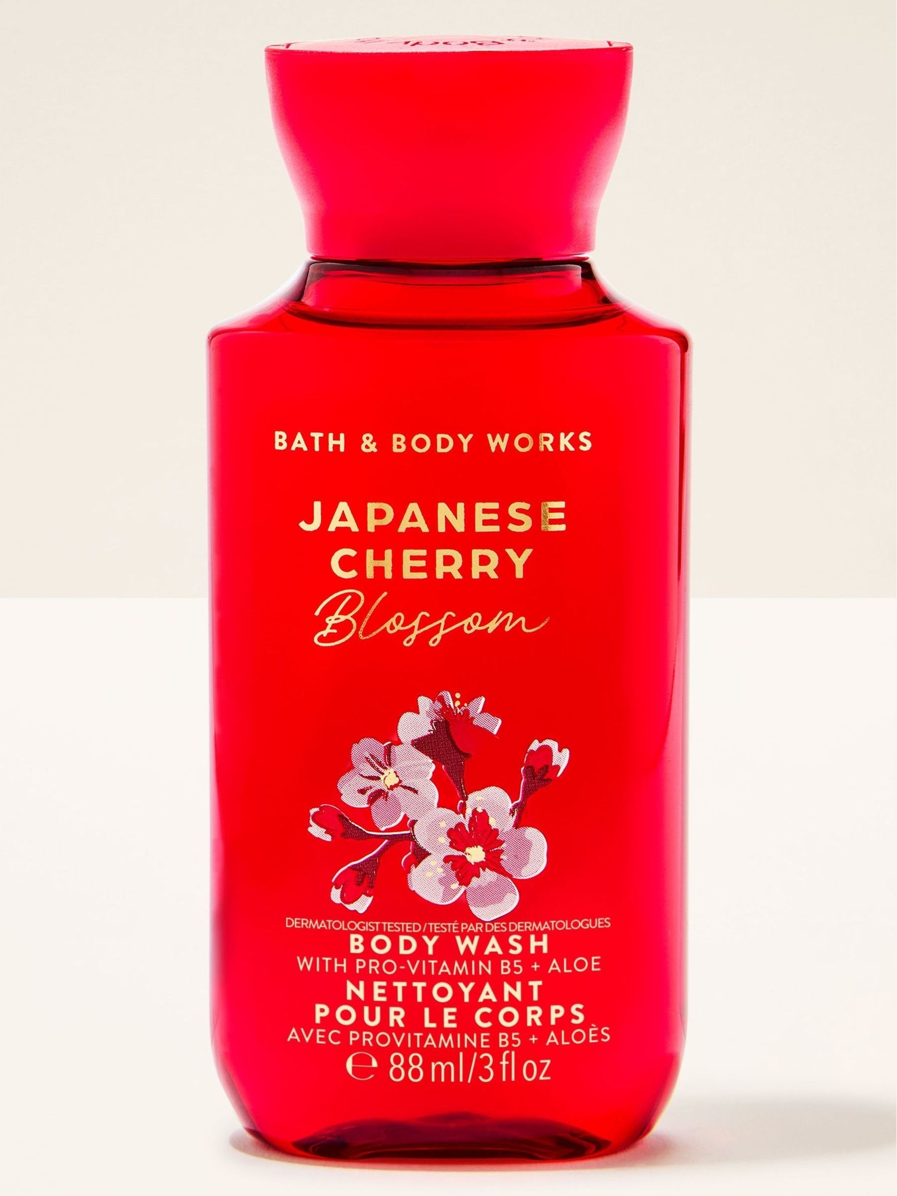 Japanese Cherry Blossom Travel Size Body Wash 88ml - Image 1 of 2