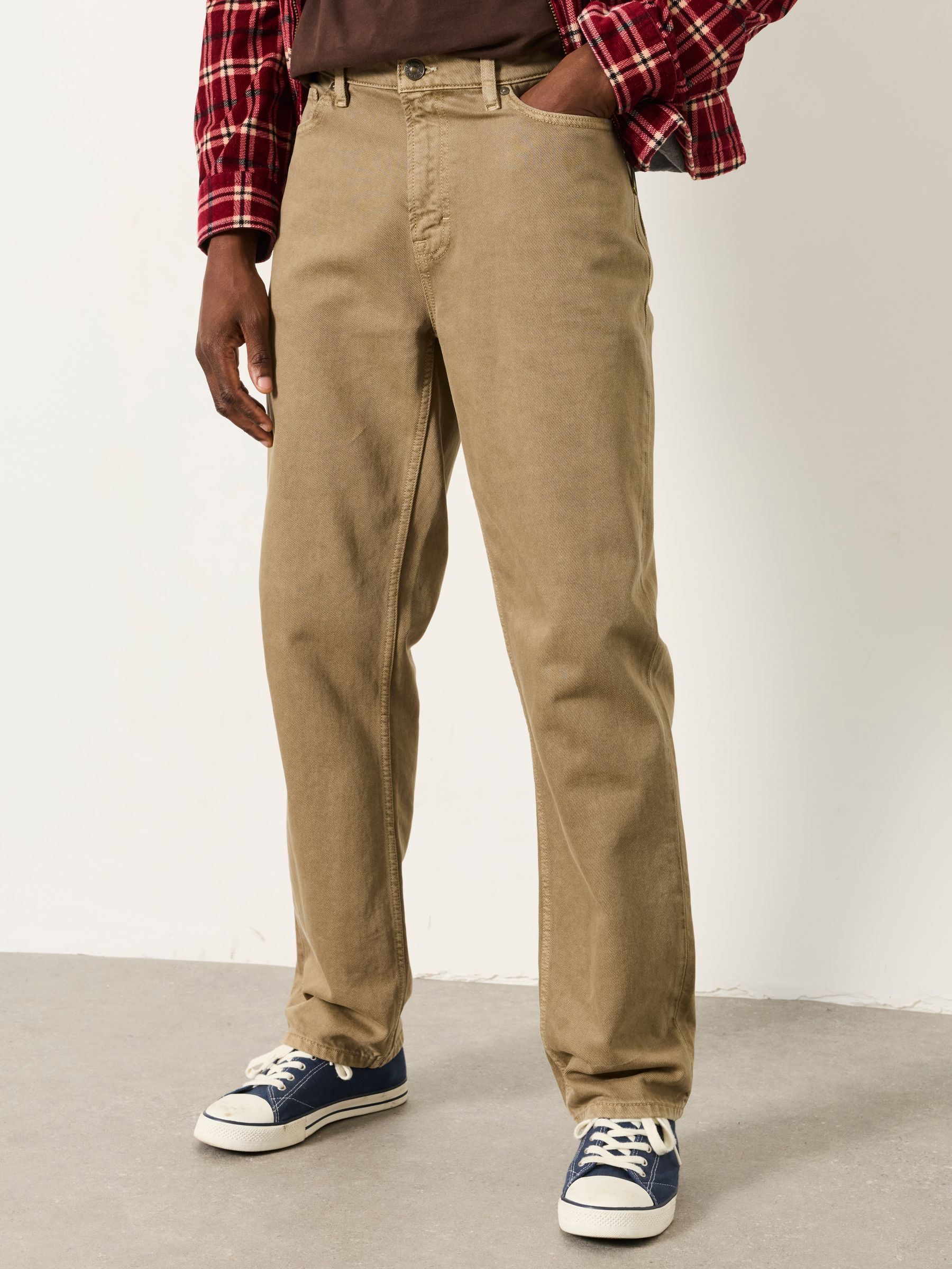 Stone Relaxed Straight Fit Jeans - Image 1 of 6