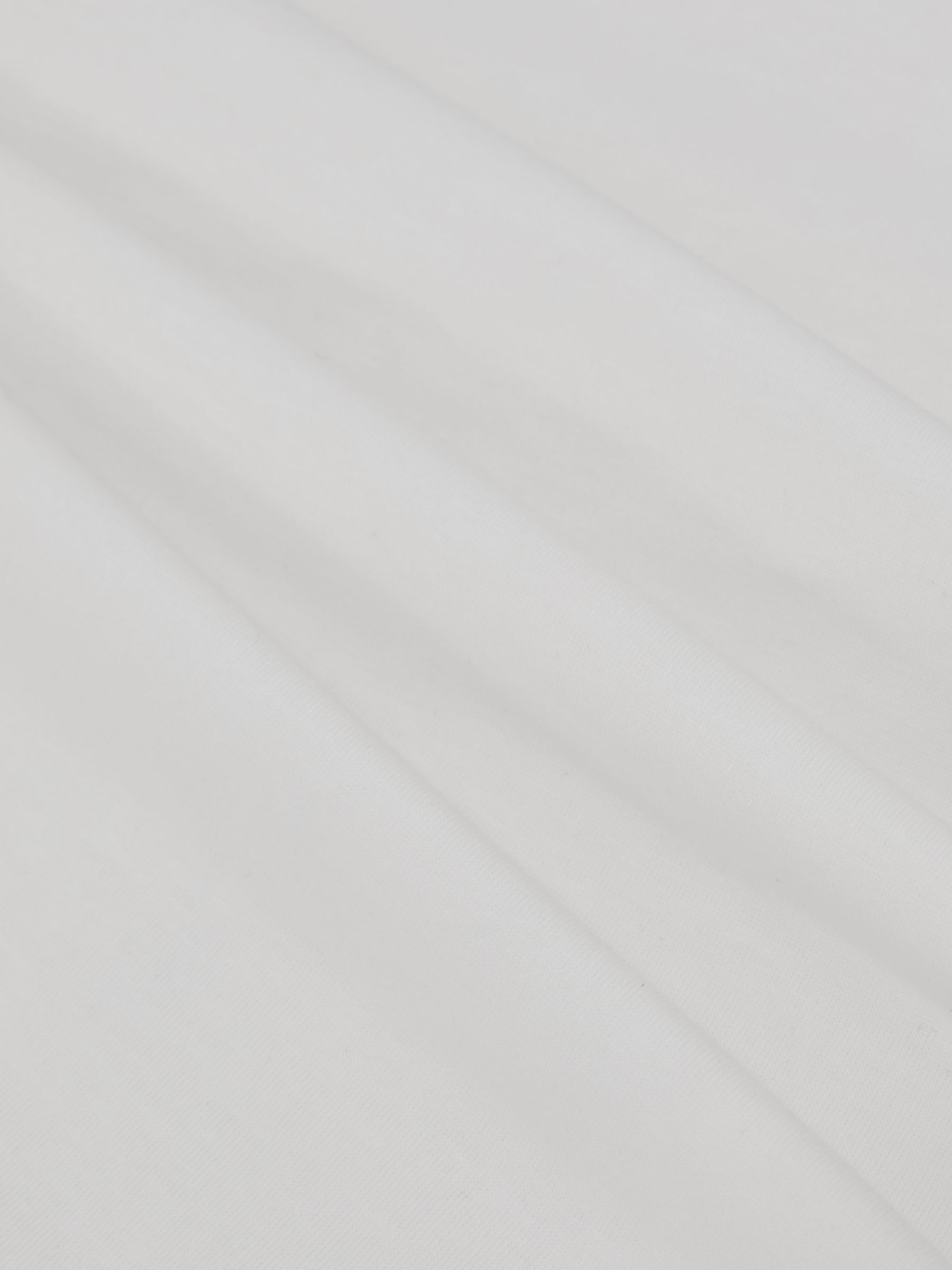 Stretch-Cotton Ribbed-Neck T-Shirt in White - image 3