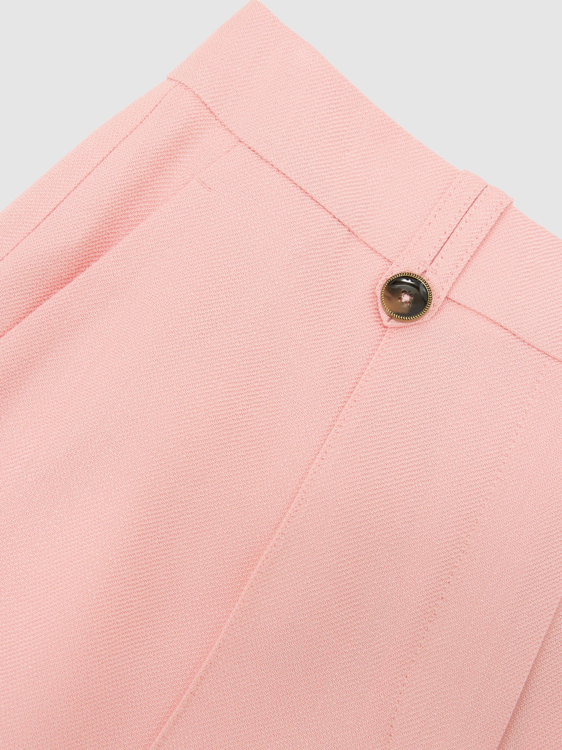 Petite Wide-Leg Suit Trousers in Pink - image 4