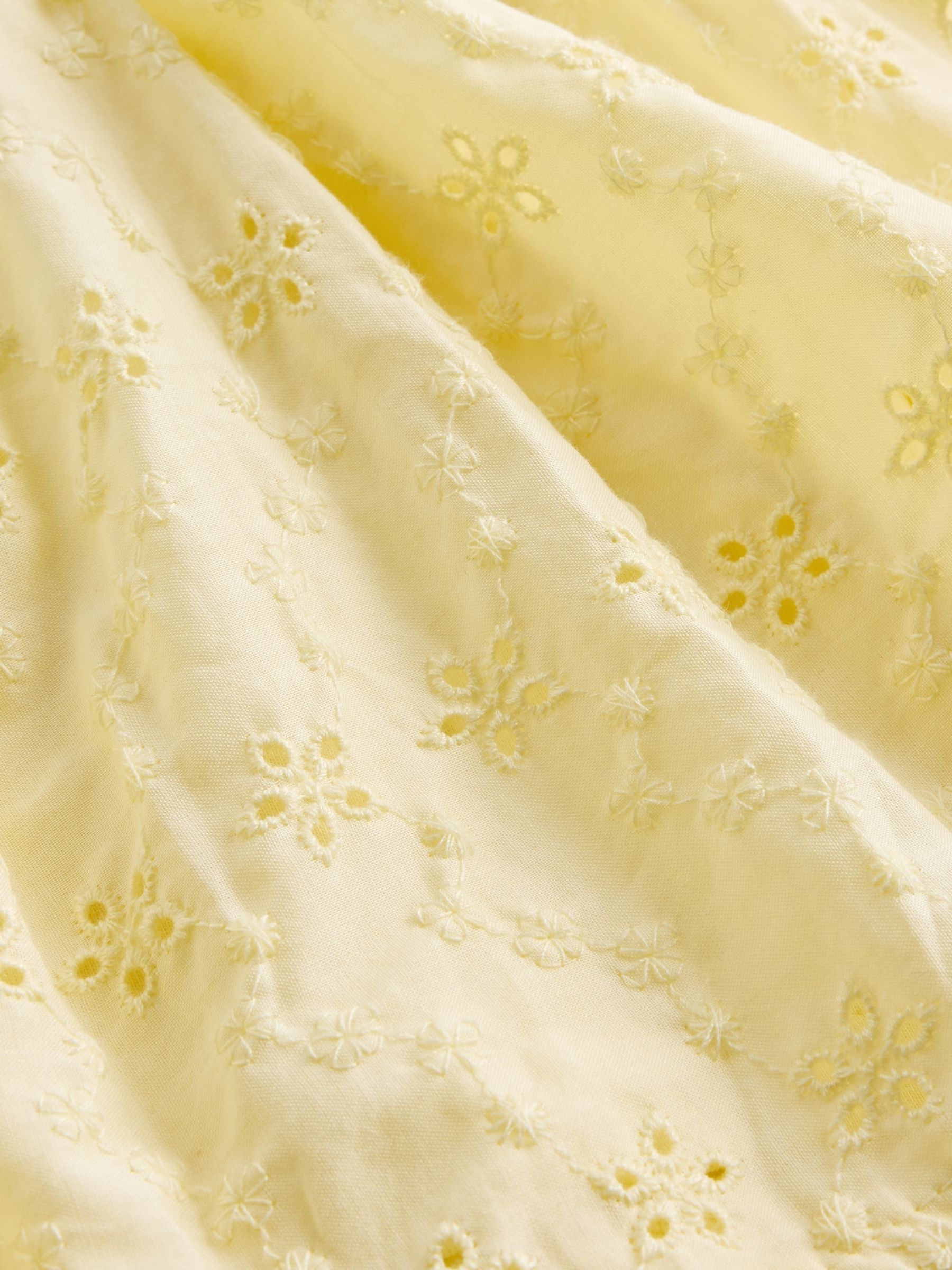 Yellow Eyelet Foldover Skort - Image 4 of 5