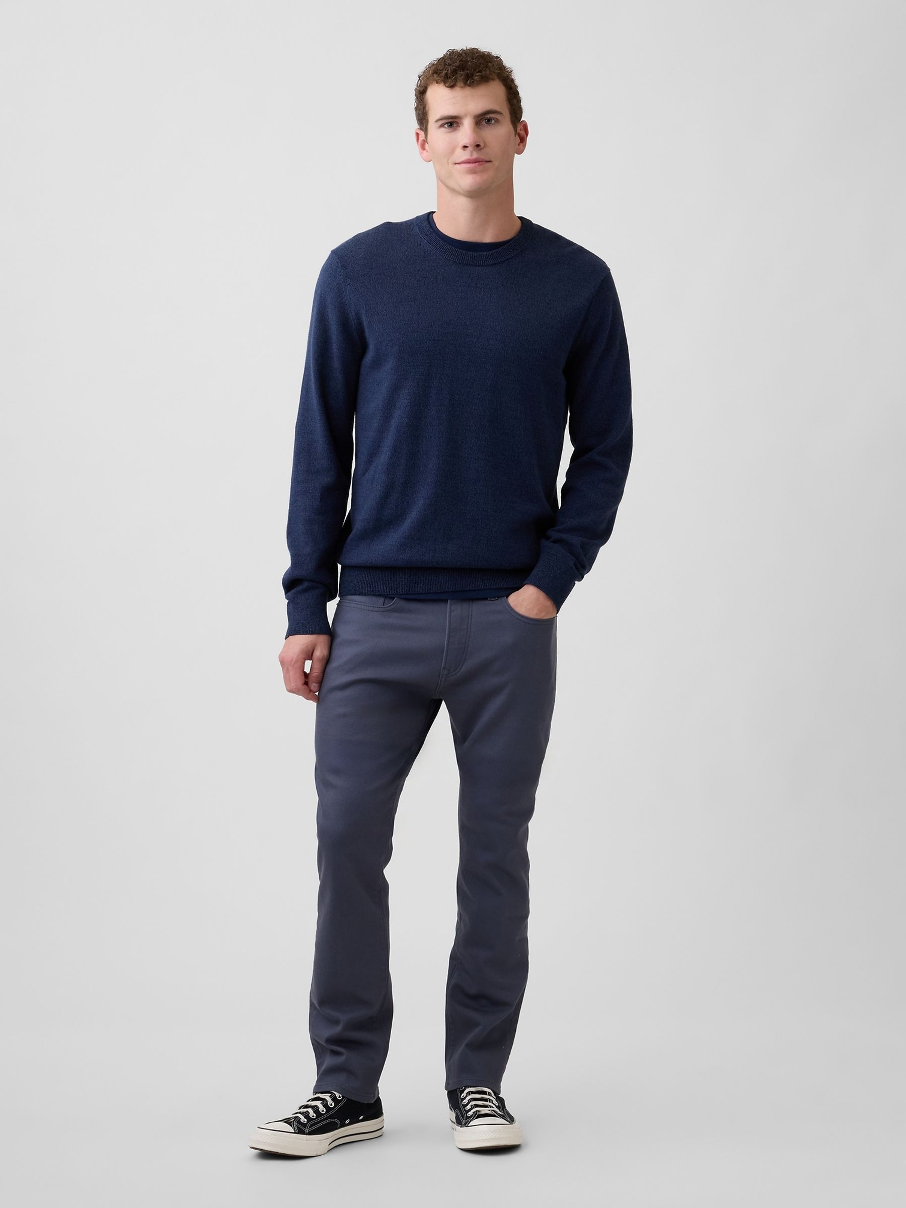 Steel Blue Slim Soft Wear Jeans - Image 4 of 6
