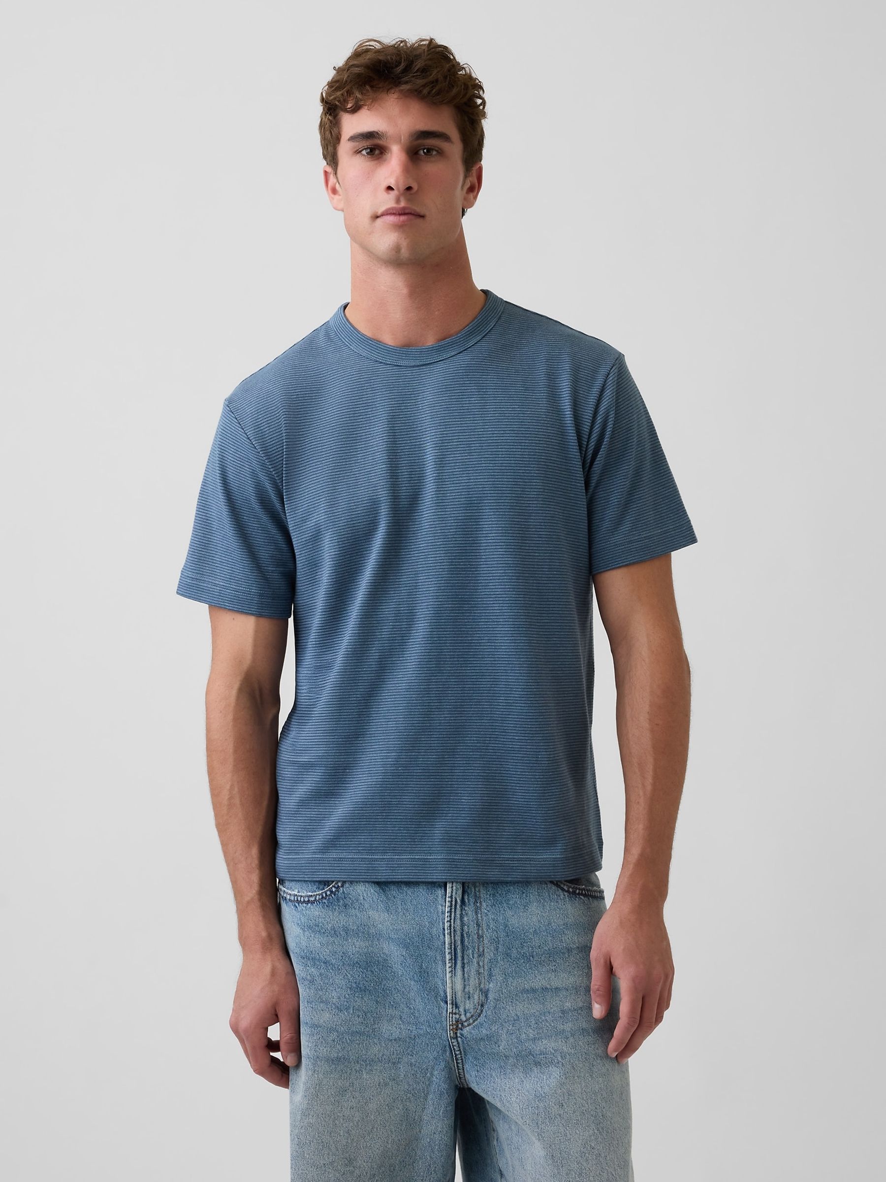 Blue Relaxed T-Shirt - Image 1 of 4