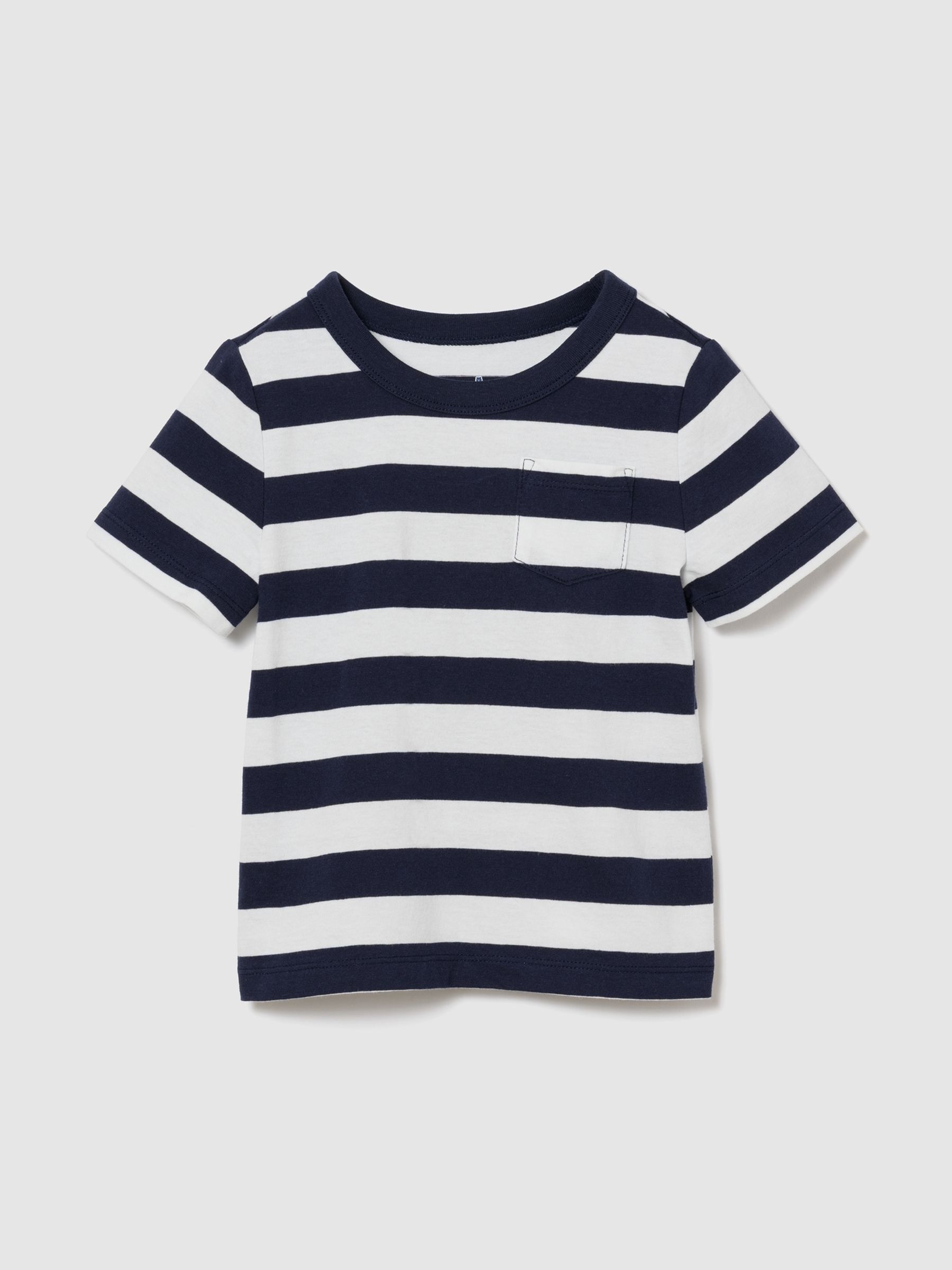 Black Stripe Mix and Match Stripe Pocket Shirt - Image 1 of 2