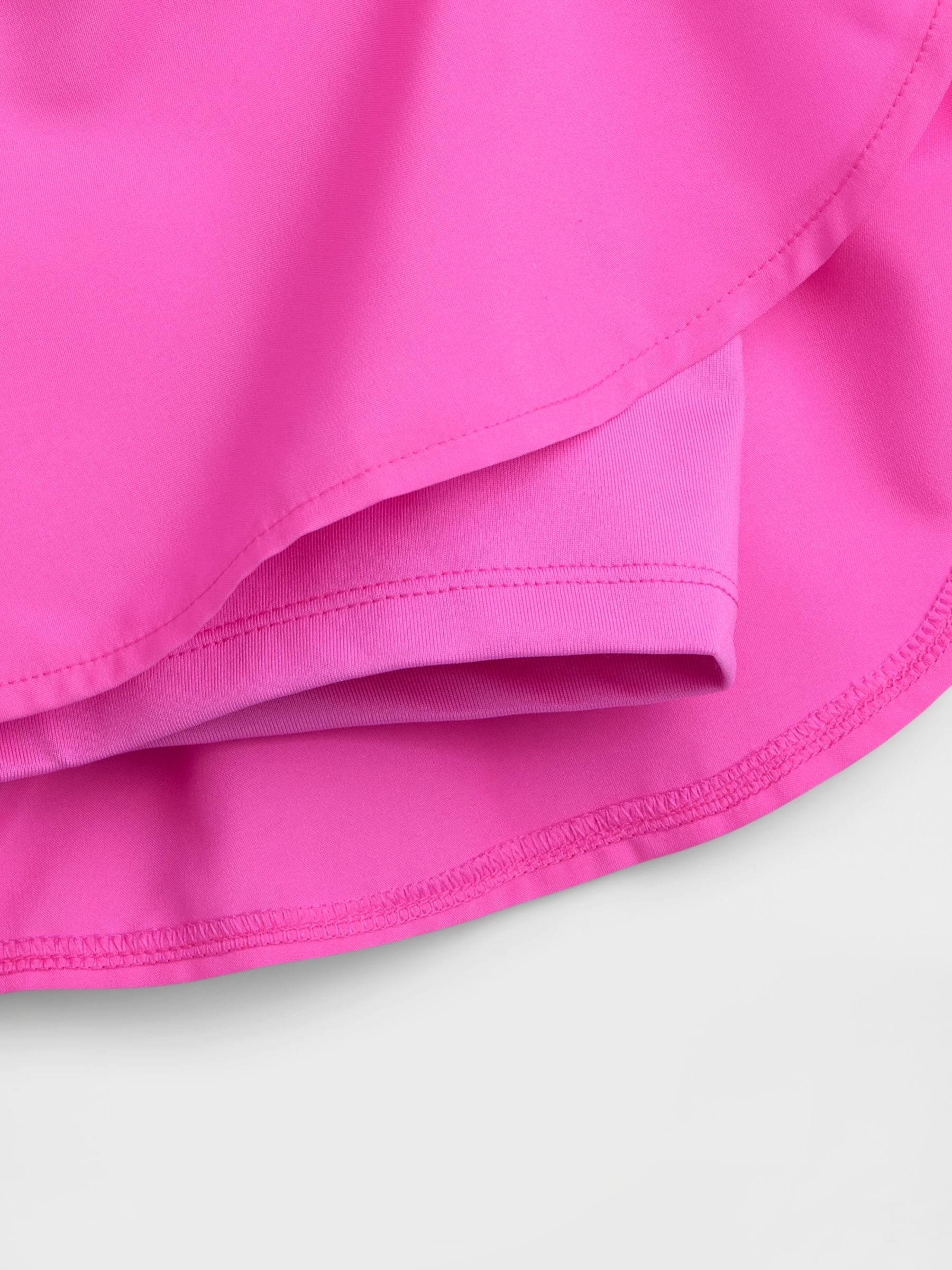 Pink Quick-Dry Butterfly-Hem Run Shorts - Image 5 of 5