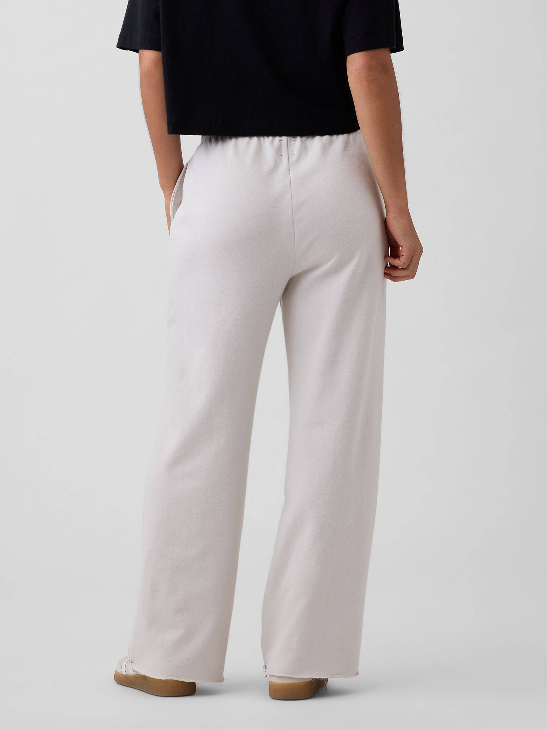 White VintageSoft Terry Logo Joggers - Image 2 of 5