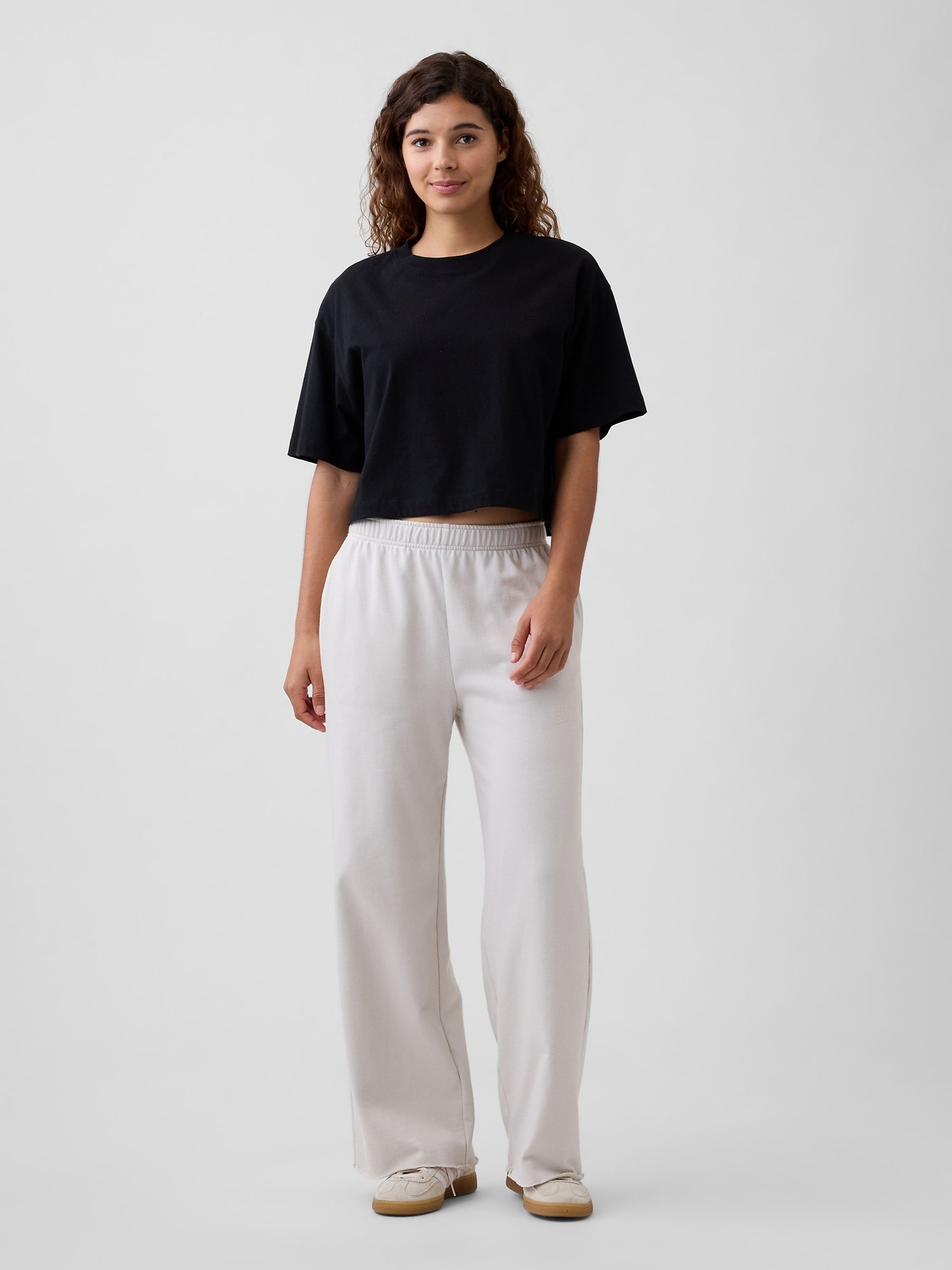 White VintageSoft Terry Logo Joggers - Image 4 of 5