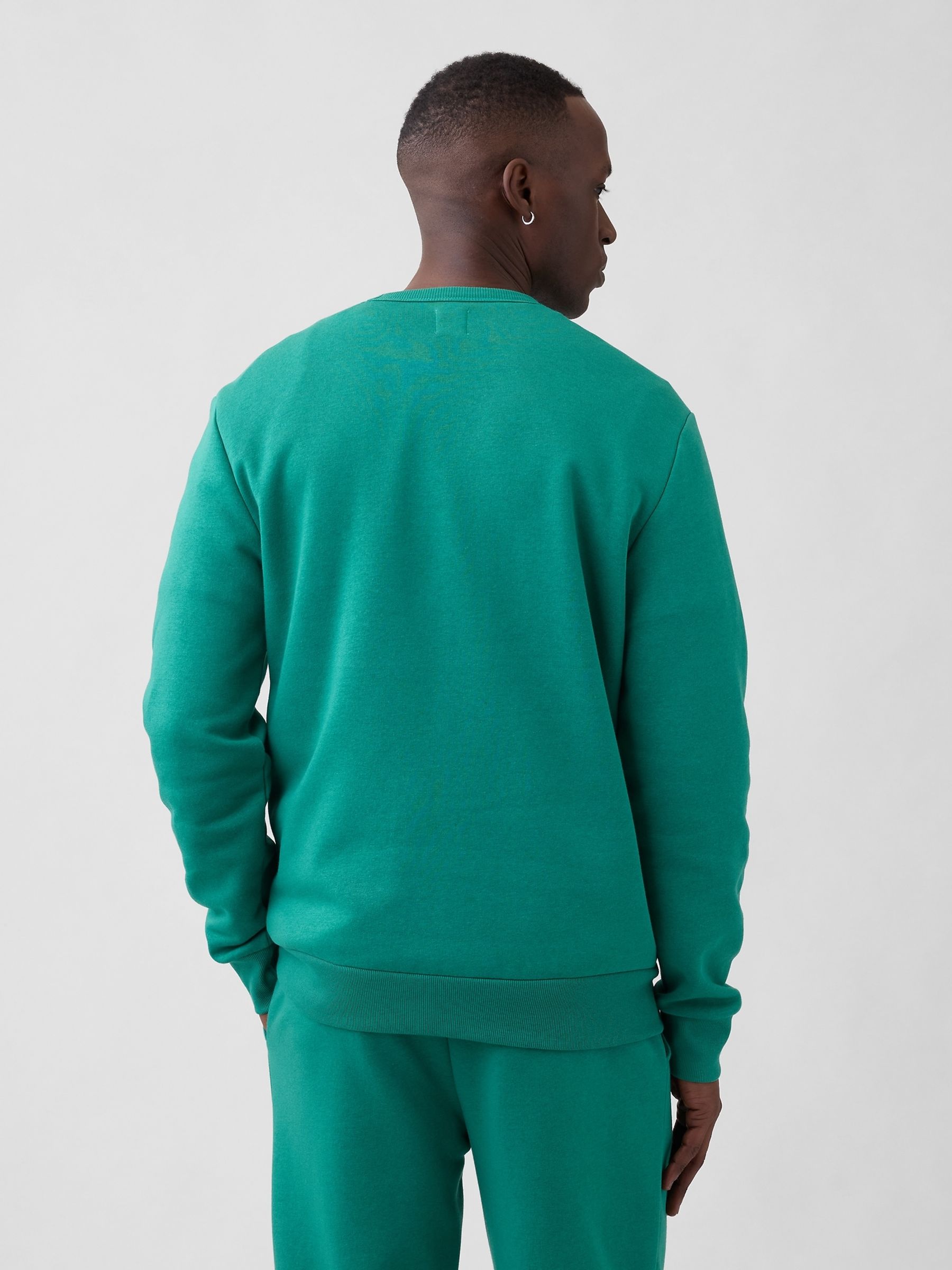 Green Relaxed Graphic Sweatshirt - Image 2 of 4